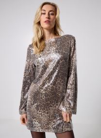 Jurken NMJESSY L/S MINI SEQUIN DRESS JRS dames zilver Noisy May Jurken NMJESSY L/S MINI SEQUIN DRESS JRS dames zilver SILVER MINK