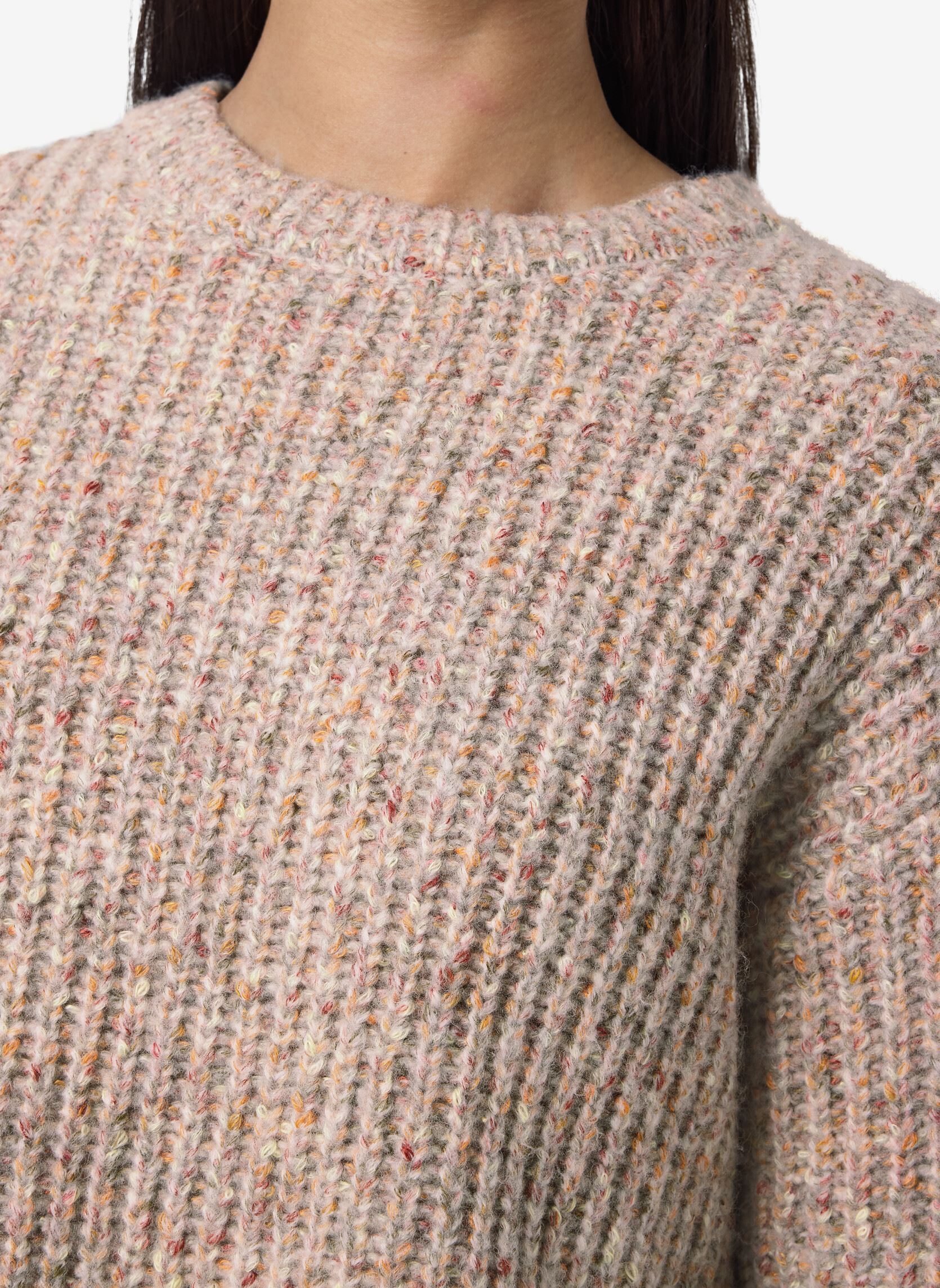 Truien NMMARL L/S O-NECK KNIT DD dames grijs Noisy May Truien NMMARL L/S O-NECK KNIT DD dames grijs Light Grey Melange