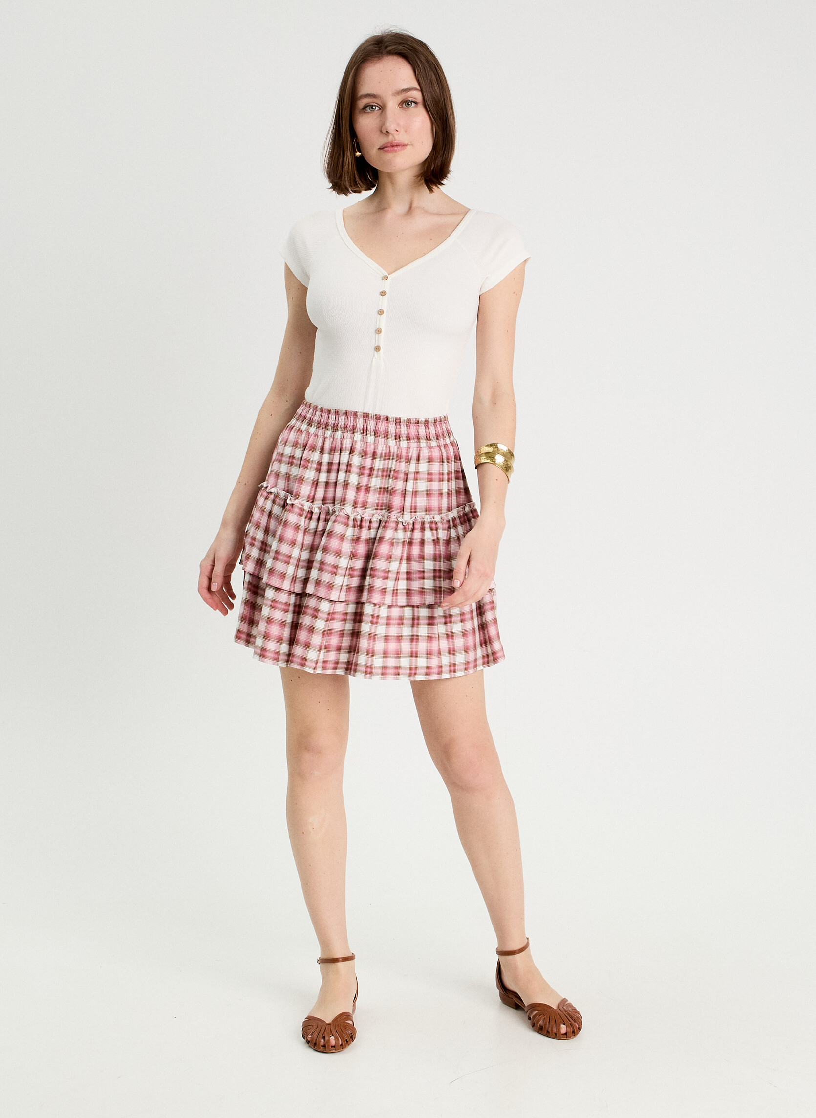 Jupes mi-longues JUCOUCARO femme rose Cache Cache Jupes mi-longues JUCOUCARO femme rose Rose