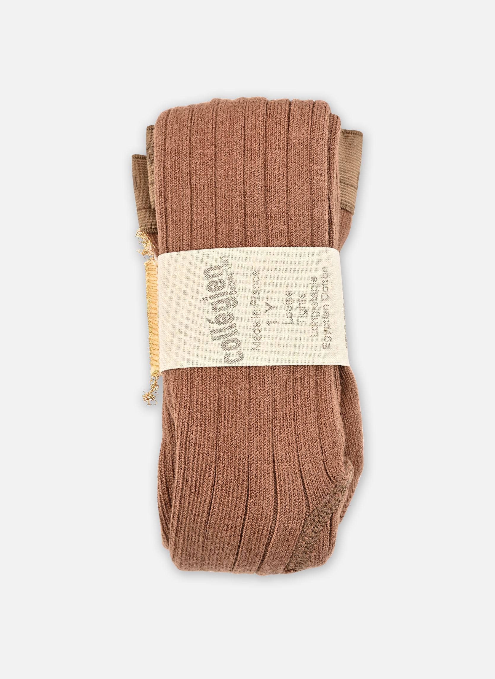 Collants Louise fille marron Collégien Collants Louise fille marron BISCUIT
