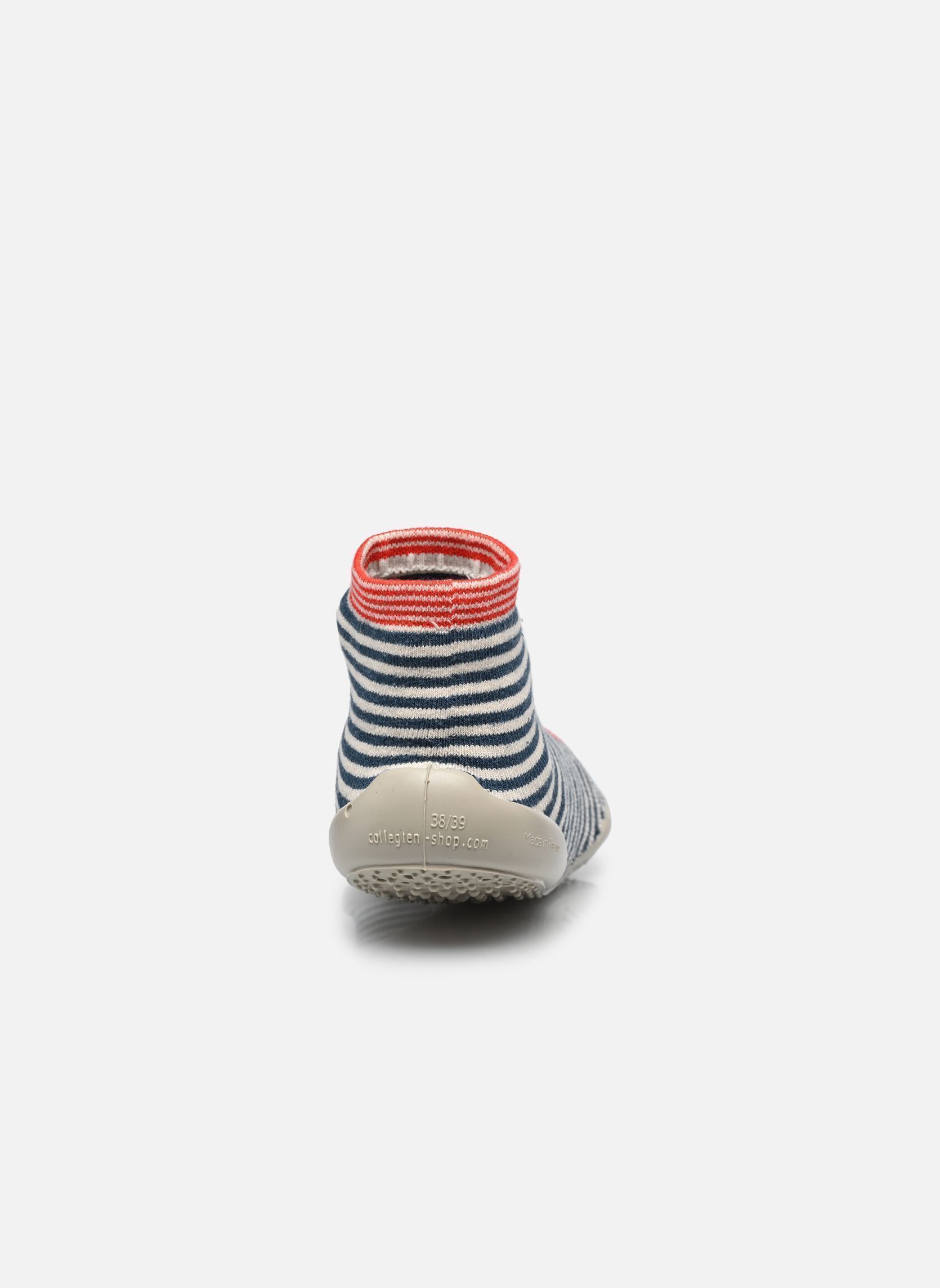 Chaussons Bebop femme multicolore Collégien Chaussons Bebop femme multicolore BLEU / ROUGE