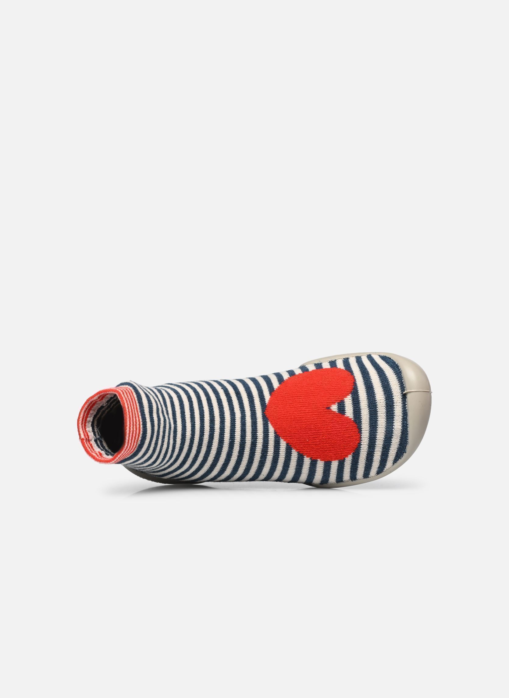 Chaussons Bebop femme multicolore Collégien Chaussons Bebop femme multicolore BLEU / ROUGE