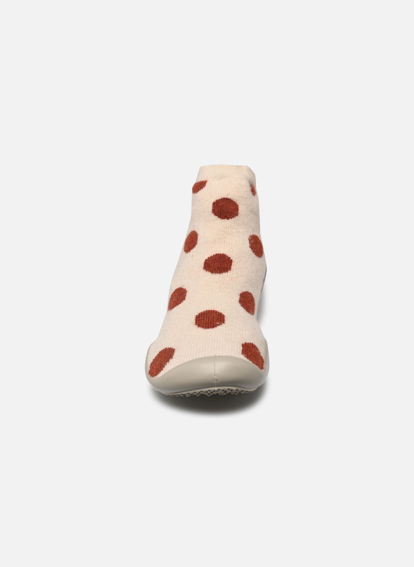 Hausschuhe Macarons damen weiß Collégien Hausschuhe Macarons damen weiß ECRU