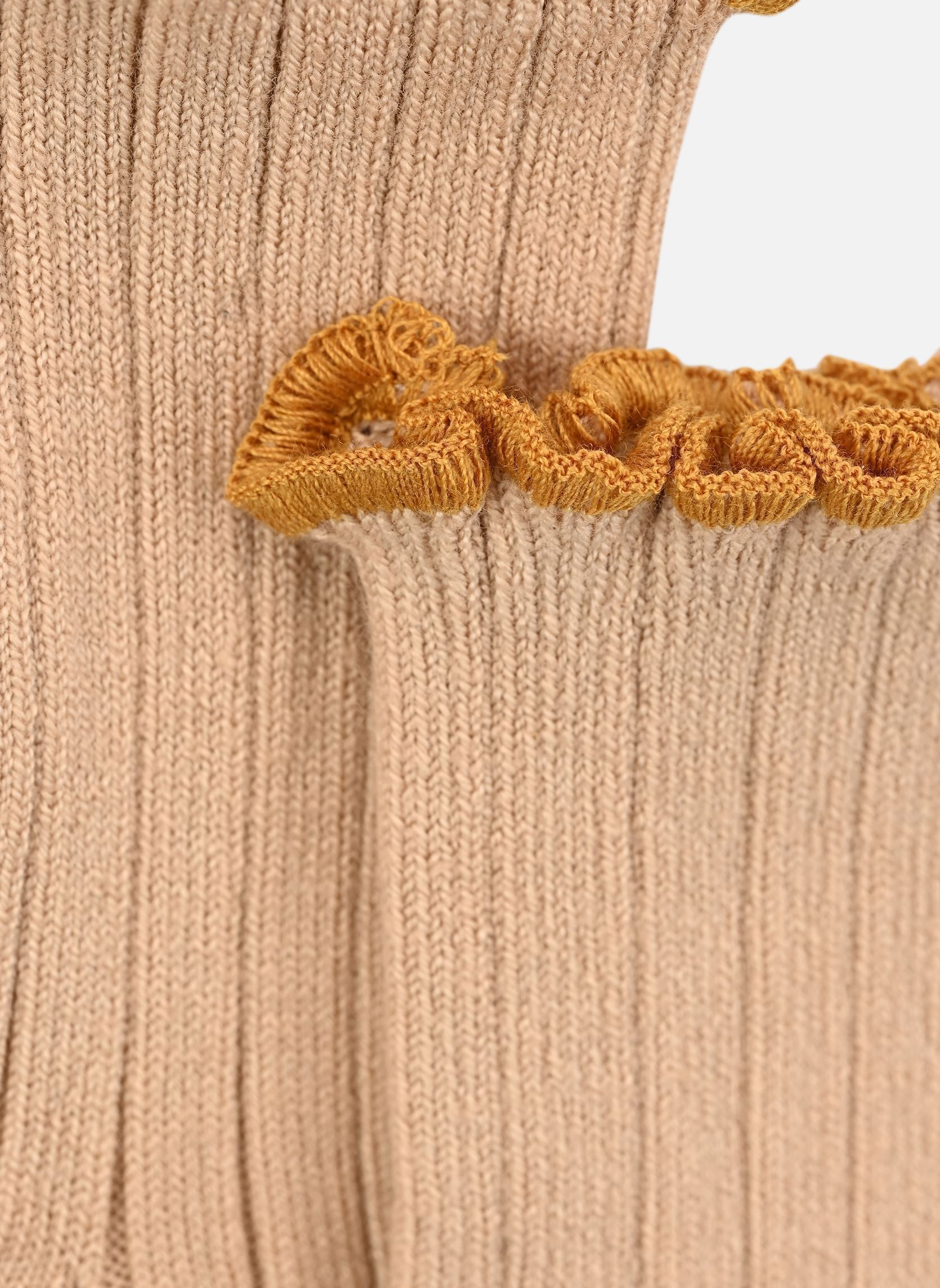 Chaussettes Delphine fille beige Collégien Chaussettes Delphine fille beige SABLE