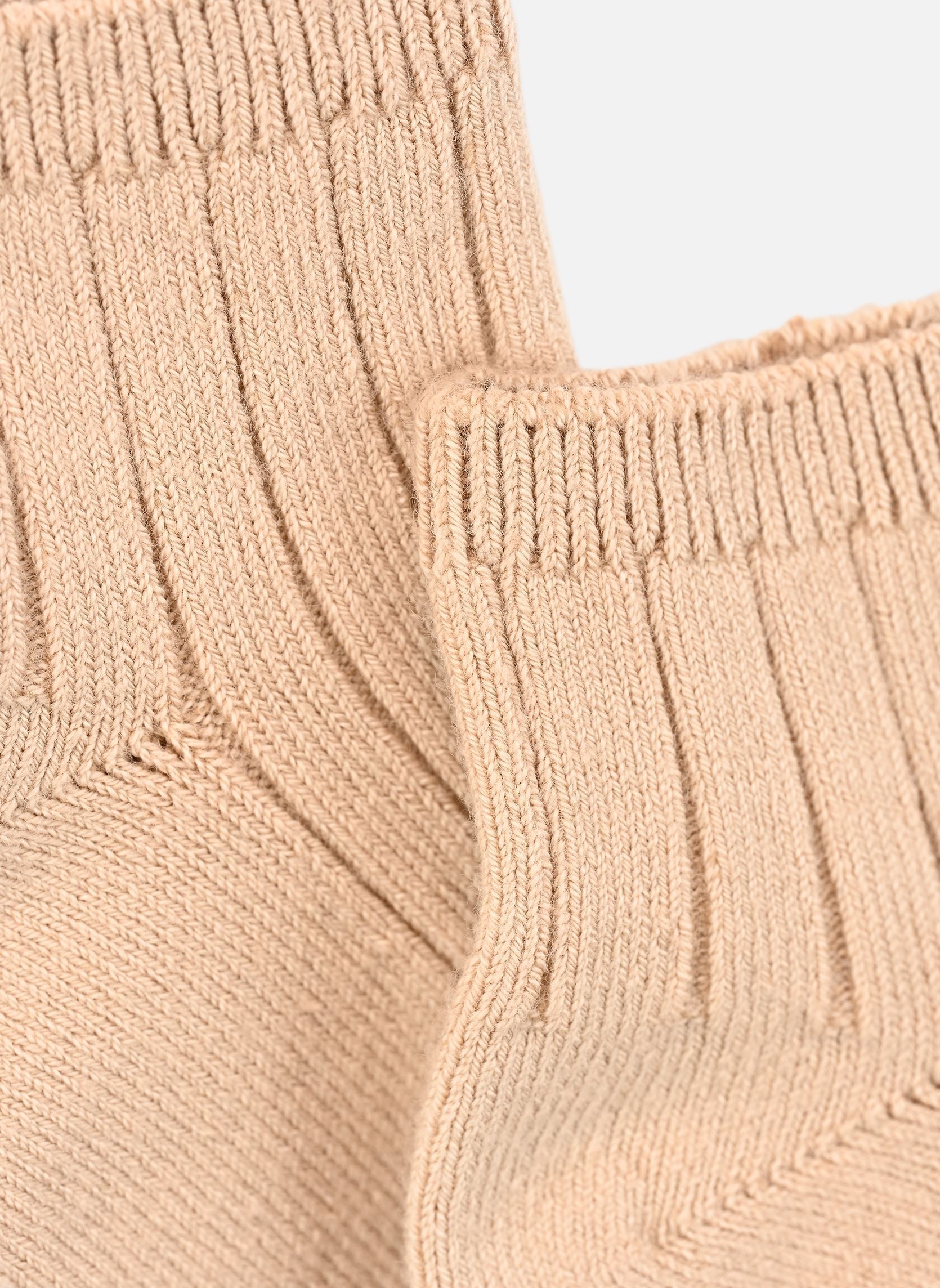 Chaussettes La Mini fille beige Collégien Chaussettes La Mini fille beige SABLE
