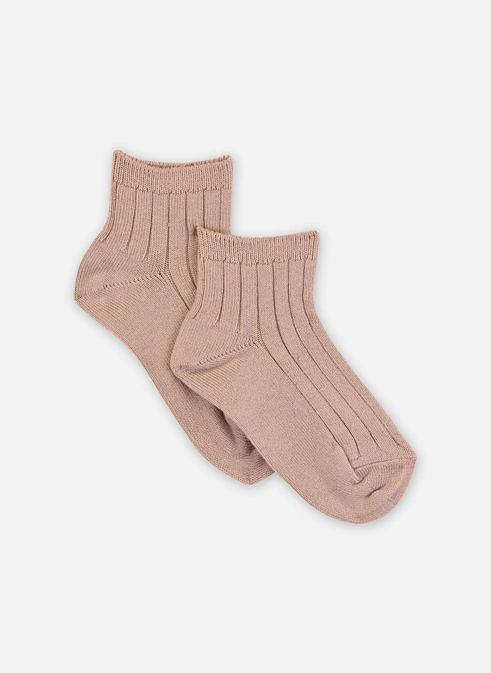 Chaussettes La Mini fille rose Collégien Chaussettes La Mini fille rose VIEUX ROSE