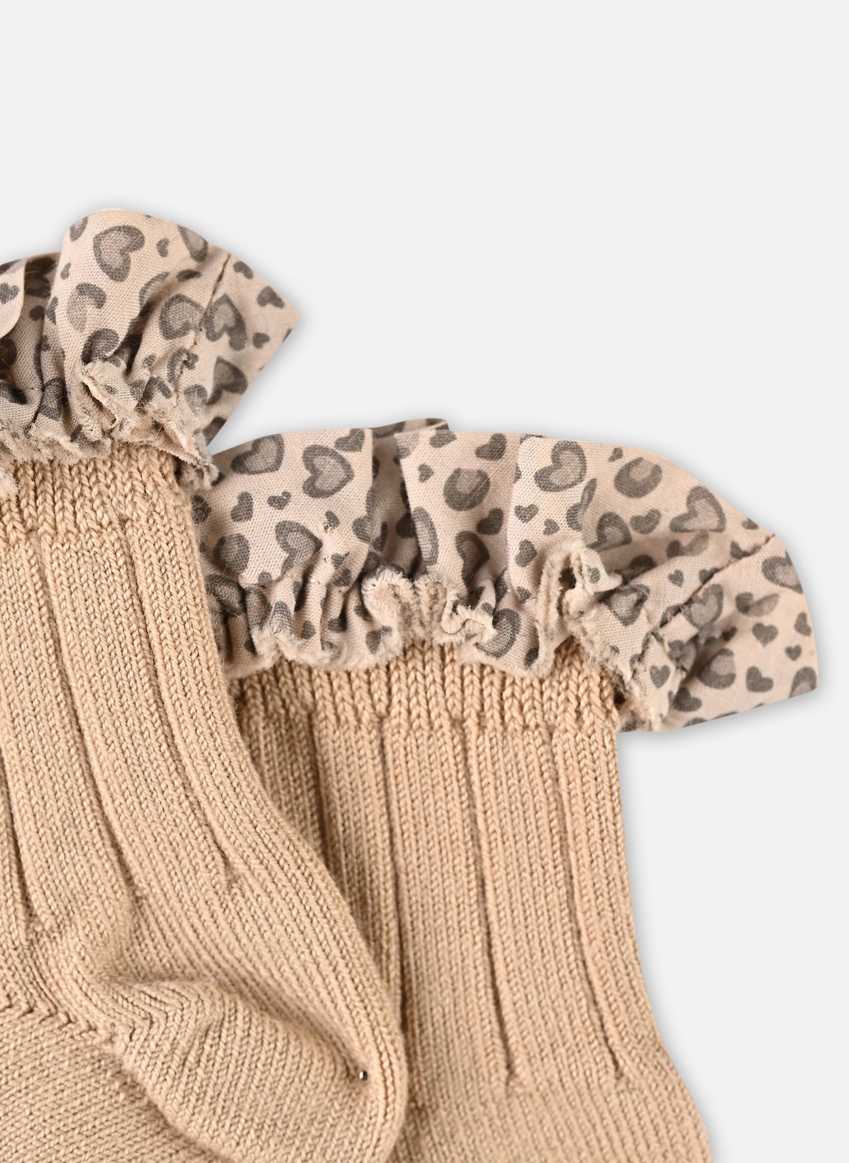 Socken Léa mädchen beige Collégien Socken Léa mädchen beige SABLE
