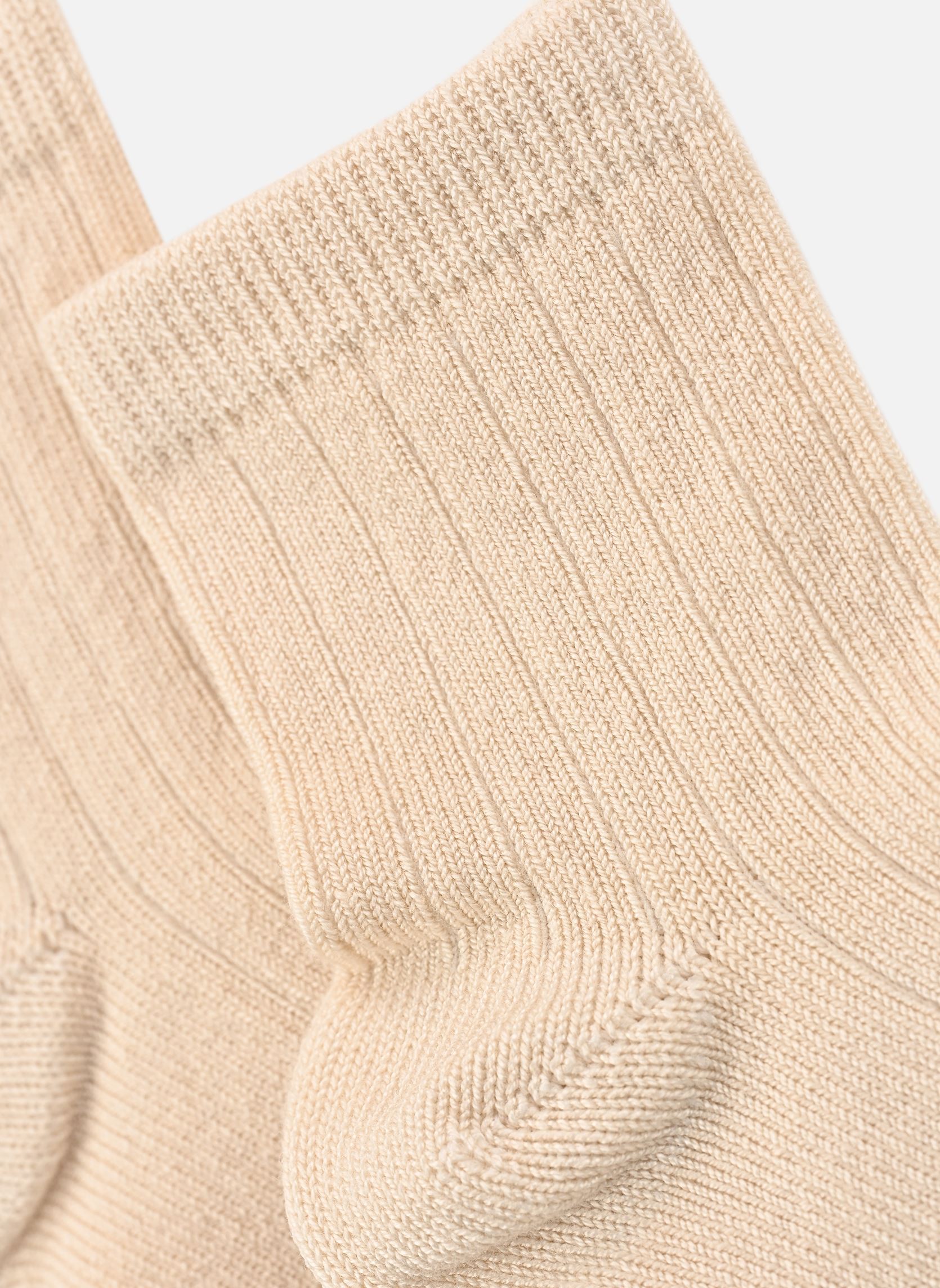 Chaussettes Paul fille beige Collégien Chaussettes Paul fille beige DOUX AGNEAUX