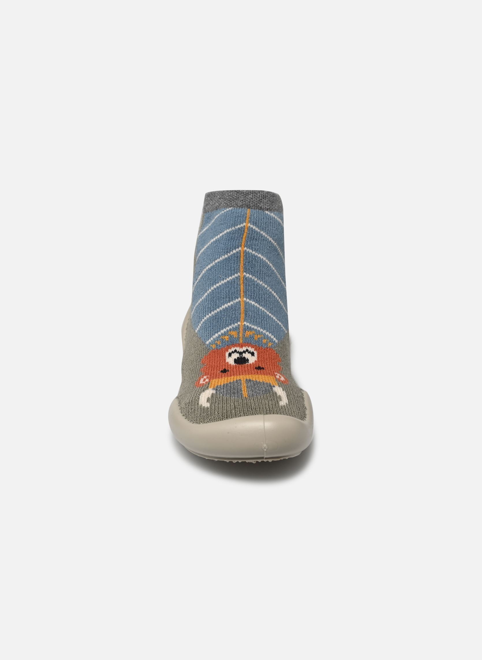 Chaussons Bjorn gris Collégien Chaussons Bjorn gris GRIS / BLEU