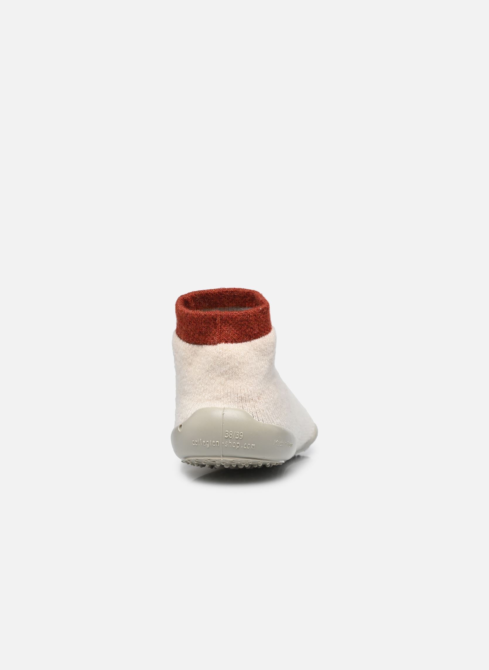 Pantoffels Coeur en Chocolat dames wit Collégien Pantoffels Coeur en Chocolat dames wit ECRU F
