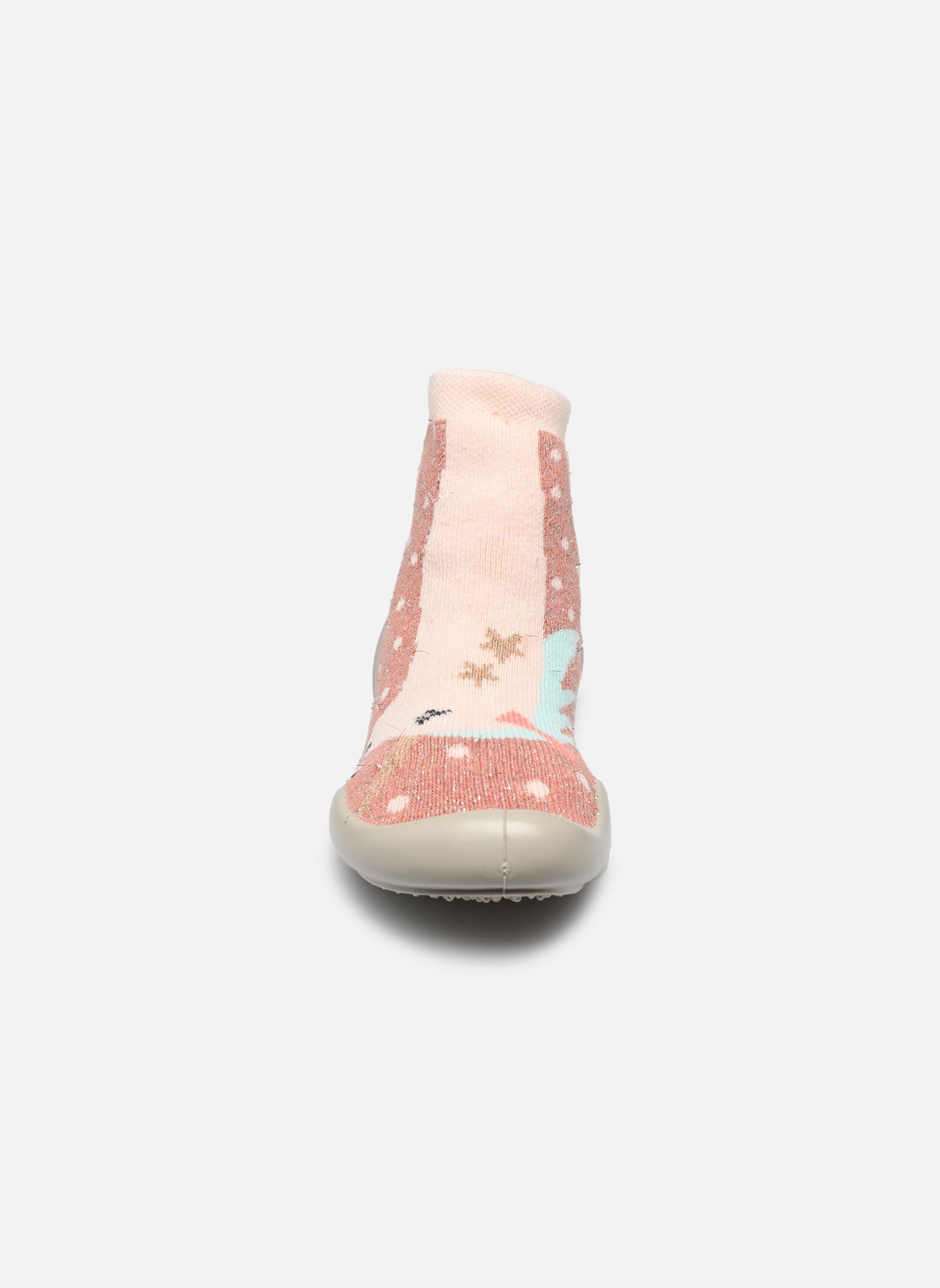 Chaussons Licorne fille rose Collégien Chaussons Licorne fille rose ROSE