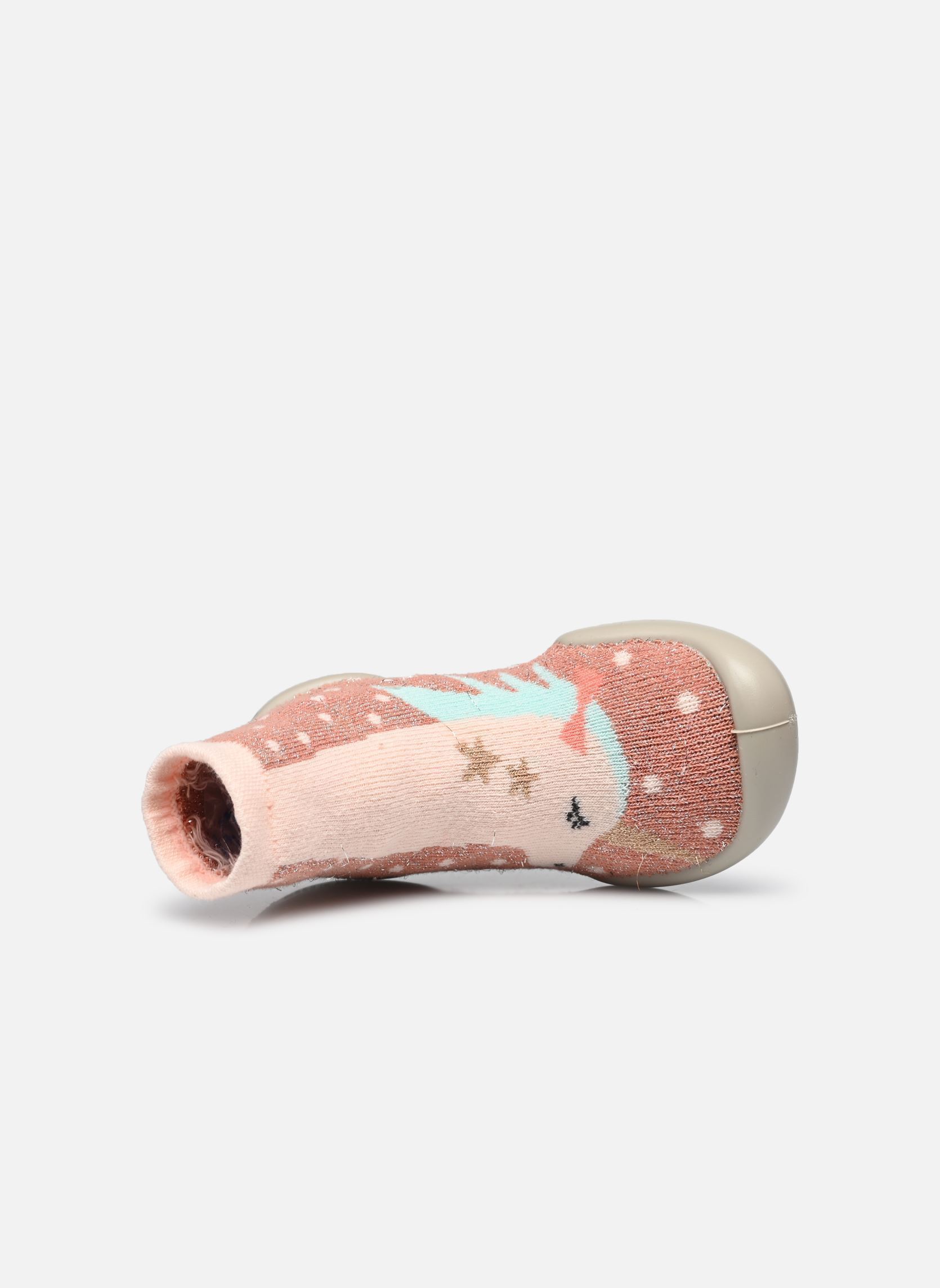 Chaussons Licorne fille rose Collégien Chaussons Licorne fille rose ROSE