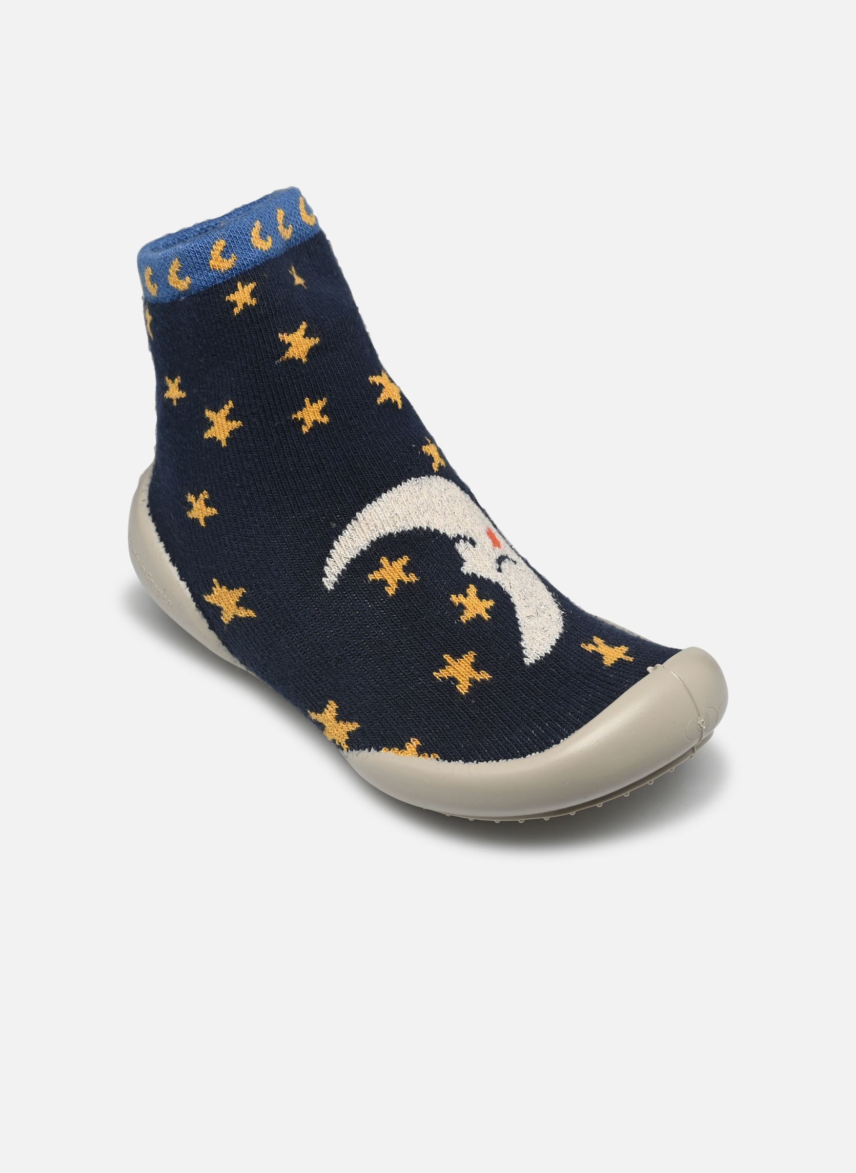 Chaussons Moon fille bleu Collégien Chaussons Moon fille bleu BLEU