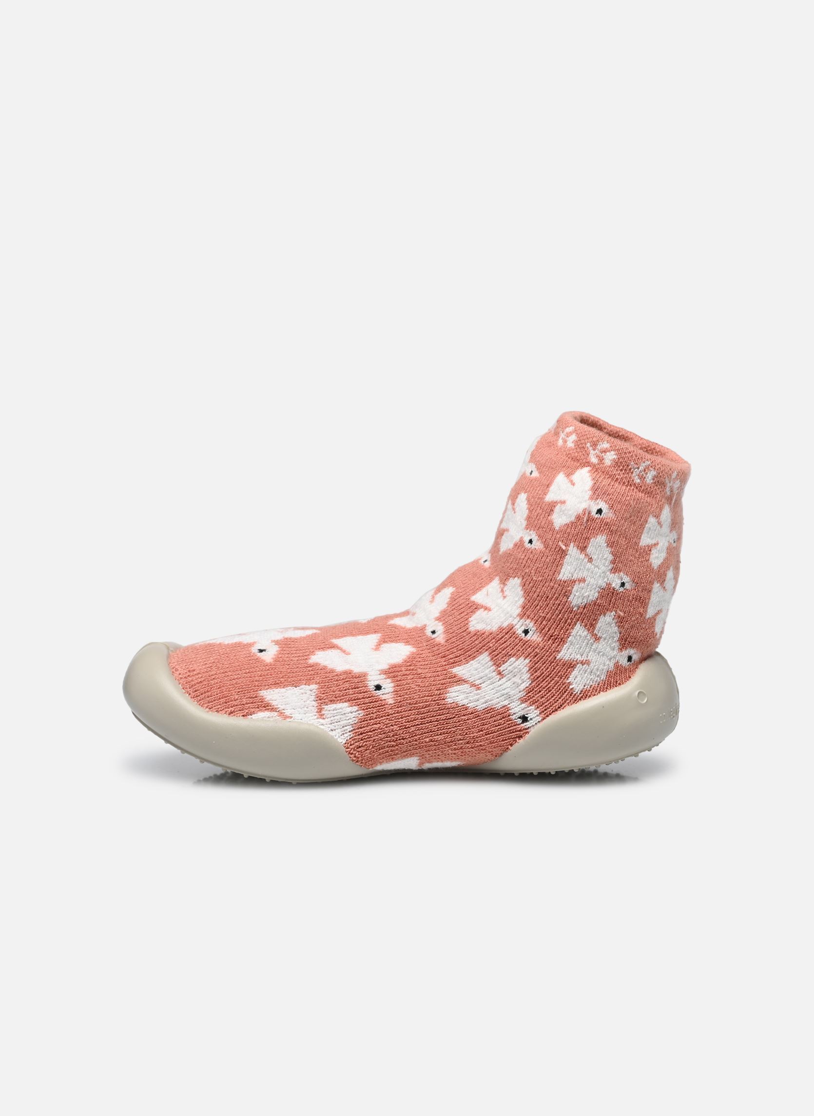 Chaussons Oiseaux fille rose Collégien Chaussons Oiseaux fille rose BLANC /ROSE