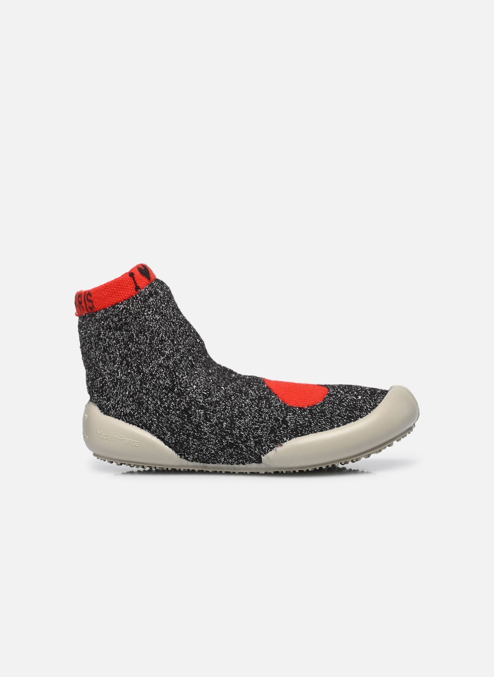 Chaussons Paris fille gris Collégien Chaussons Paris fille gris GRIS / ROUGE K