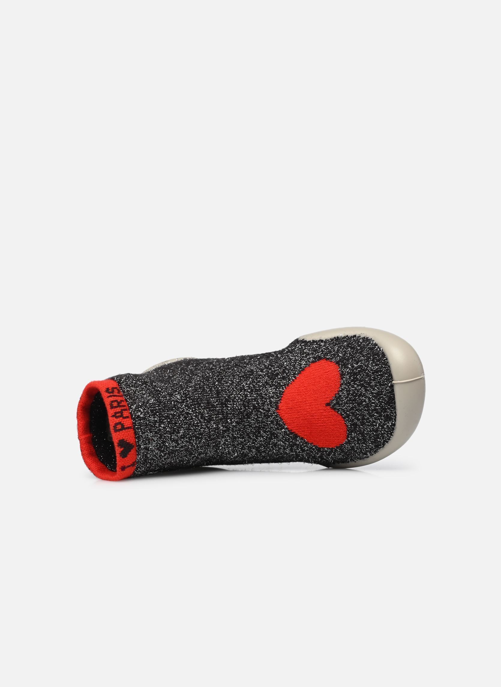 Chaussons Paris fille gris Collégien Chaussons Paris fille gris GRIS / ROUGE K