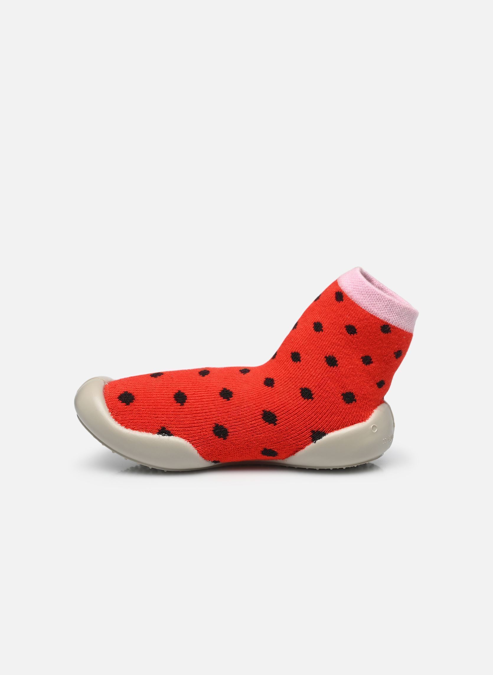 Chaussons Porte-Bonheur fille rouge Collégien Chaussons Porte-Bonheur fille rouge ROUGE