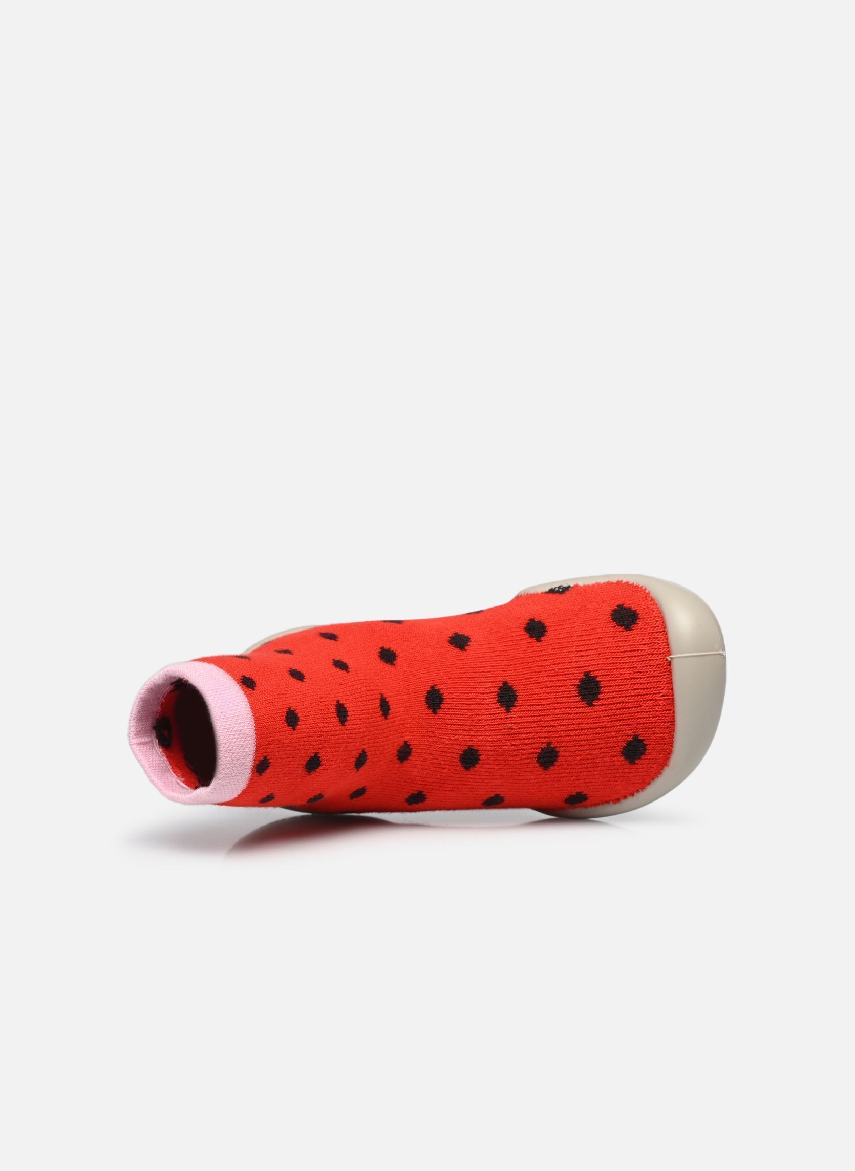 Chaussons Porte-Bonheur fille rouge Collégien Chaussons Porte-Bonheur fille rouge ROUGE