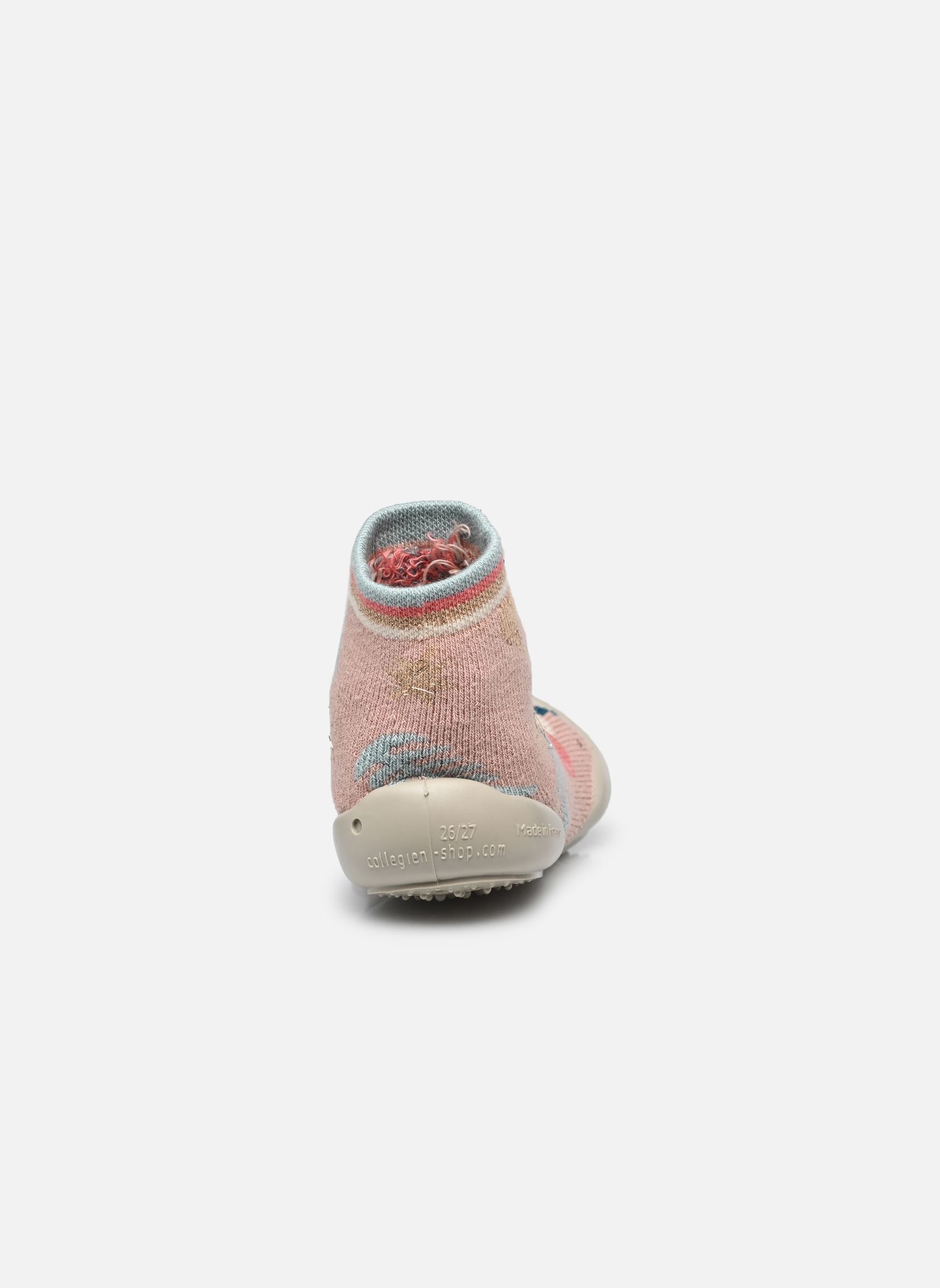 Chaussons Unicorn rose Collégien Chaussons Unicorn rose ROSE