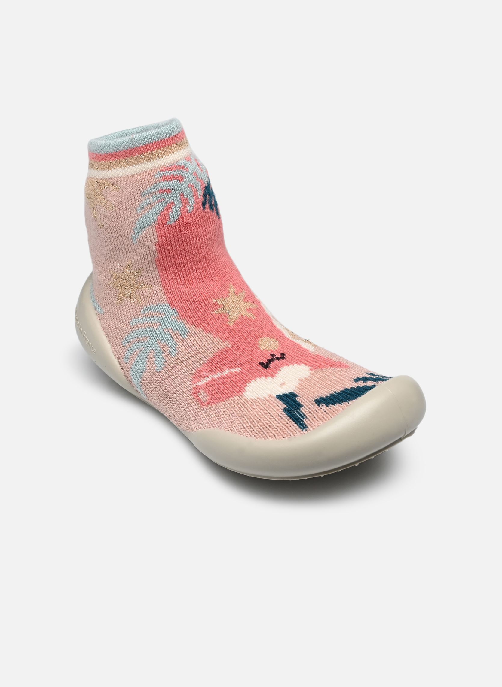 Chaussons Unicorn rose Collégien Chaussons Unicorn rose ROSE