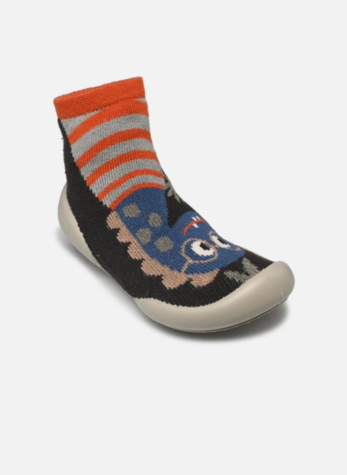 Collégien Chaussons Vélociraptor multicolore