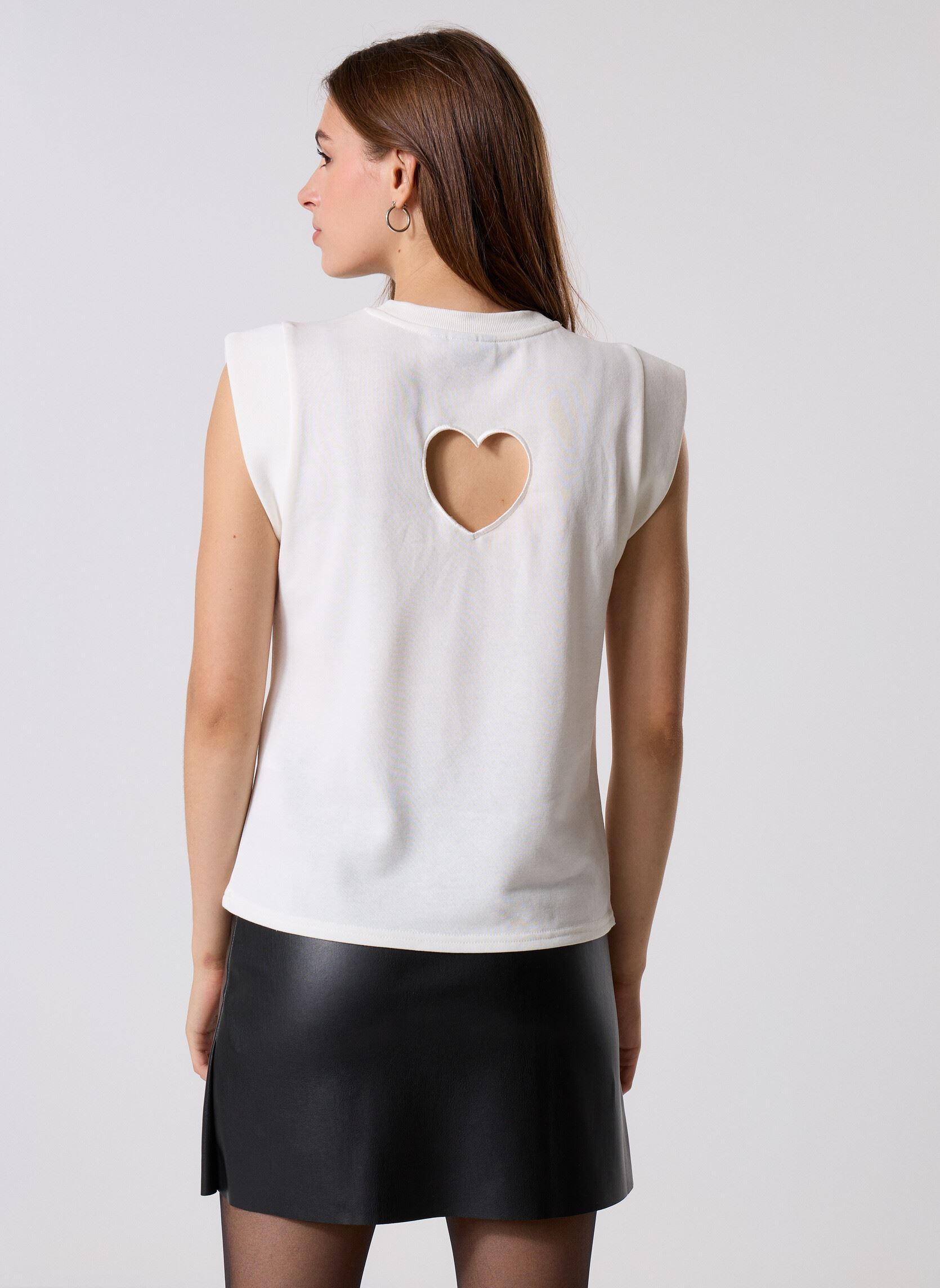 Tops Pcchilli Summer Sl Cut Out Top Jrs Bc femme blanc Pieces Tops Pcchilli Summer Sl Cut Out Top Jrs Bc femme blanc Cloud Dancer