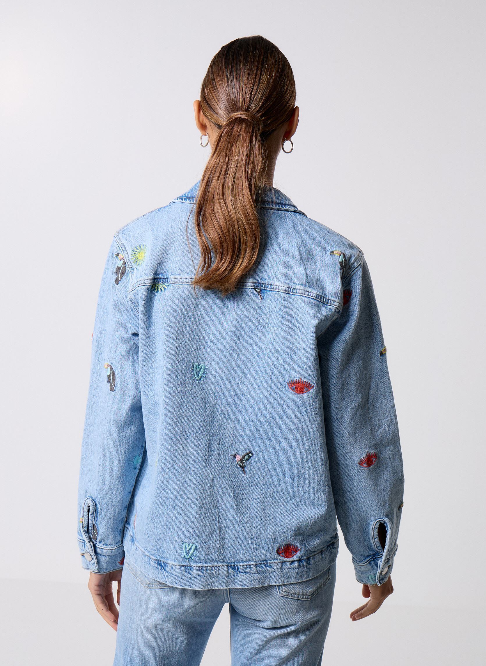 Vestes en jean Pcjidi Ls Denim Shacket Mpa Bc femme bleu Pieces Vestes en jean Pcjidi Ls Denim Shacket Mpa Bc femme bleu Medium Blue Denim