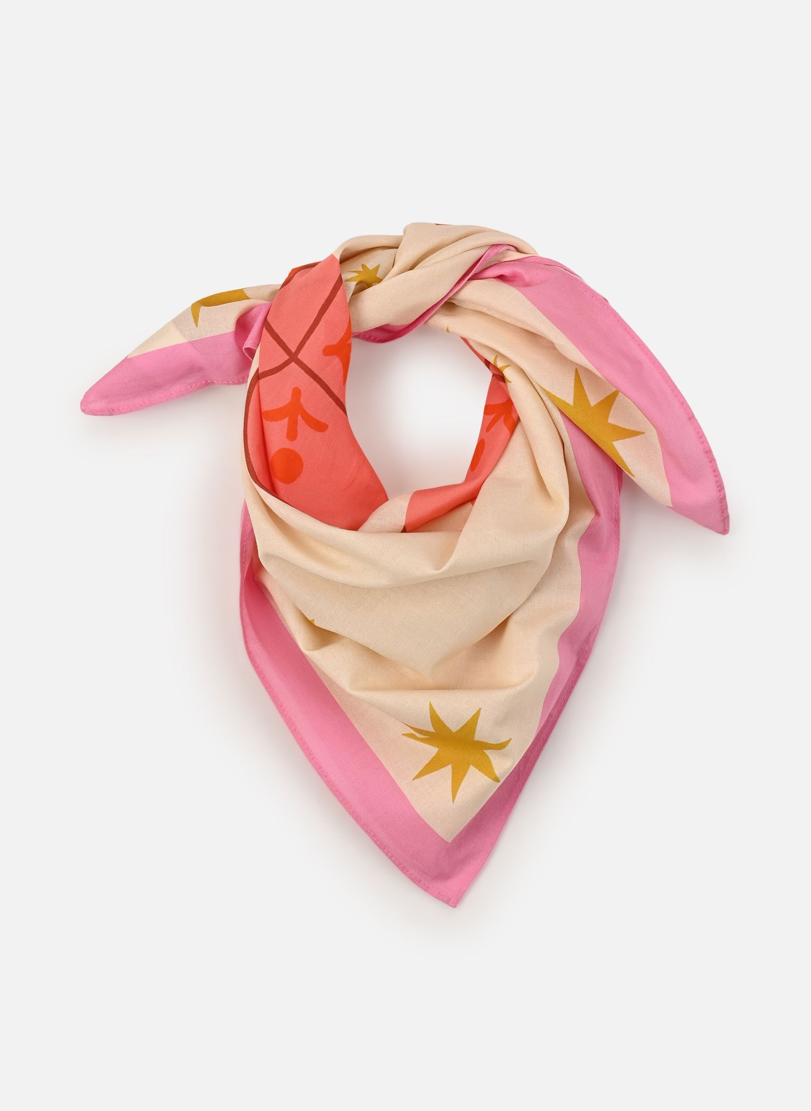 Schals Pcjolanda Square Scarf Bc damen beige Pieces Schals Pcjolanda Square Scarf Bc damen beige BIRCH AOP:COWBOY BOOTS