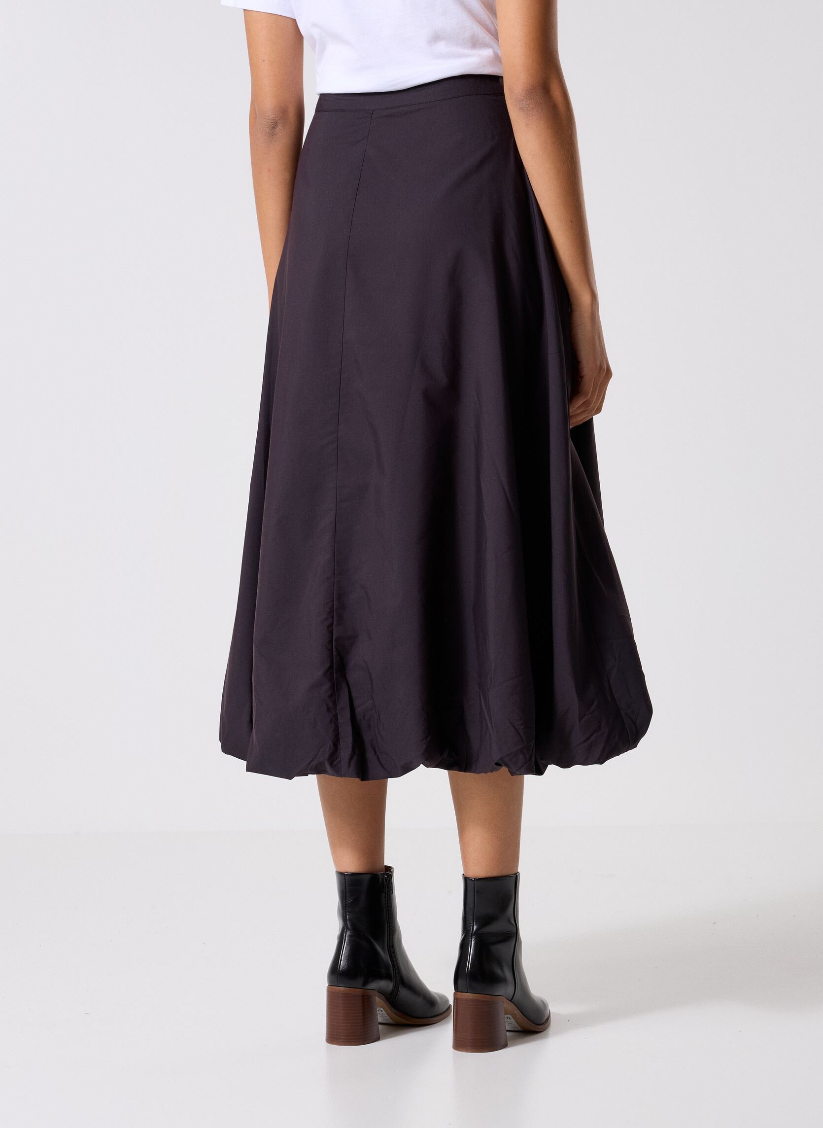 Faldas medianas Pcmauve Hw Ankle Skirt Wvn mujer negro Pieces Faldas medianas Pcmauve Hw Ankle Skirt Wvn mujer negro Black