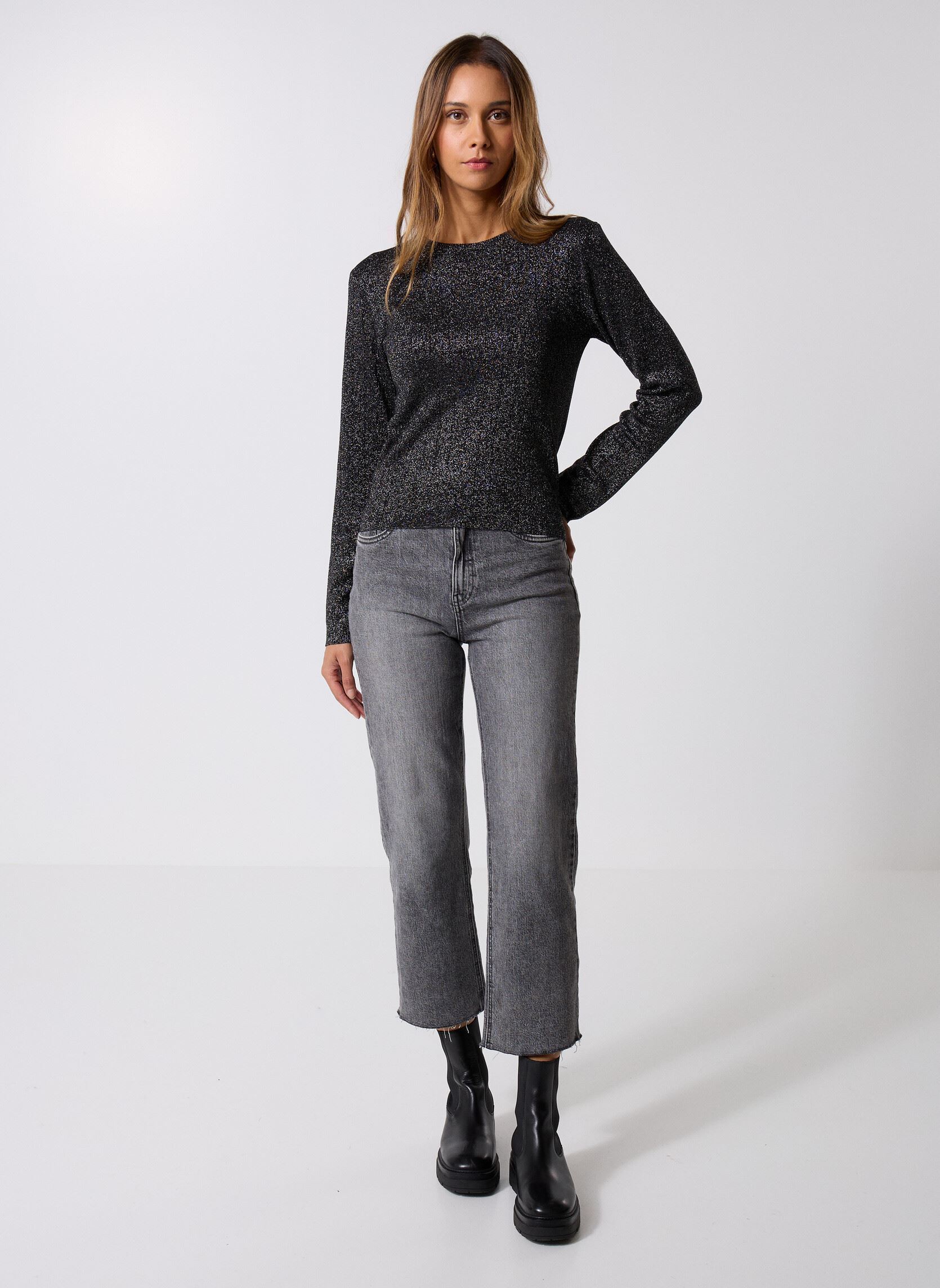 Blouses manches longues Pcsalima Ls O-Neck Knit Top Fc femme noir Pieces Blouses manches longues Pcsalima Ls O-Neck Knit Top Fc femme noir BLACK