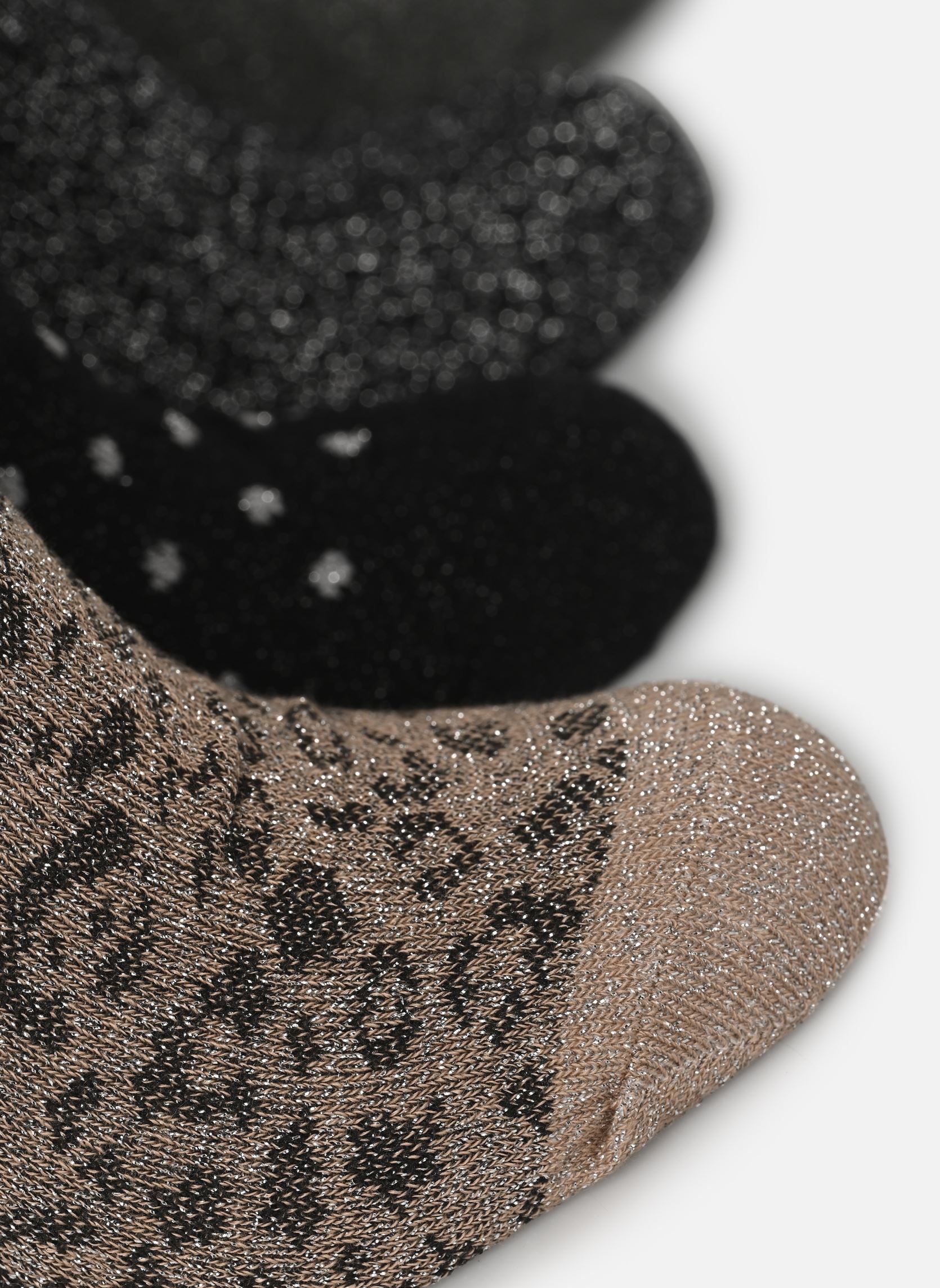 Chaussettes Pcsebby Glitter Long 4-Pack Mix Noos Bc femme vert Pieces Chaussettes Pcsebby Glitter Long 4-Pack Mix Noos Bc femme vert Deep Lichen Green