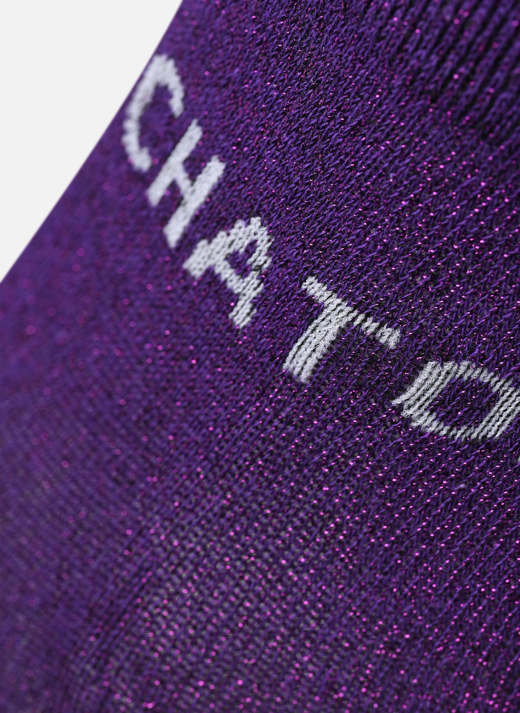Chaussettes Pcsebby Long Glitter Statement Sock Noos femme violet Pieces Chaussettes Pcsebby Long Glitter Statement Sock Noos femme violet Dahlia