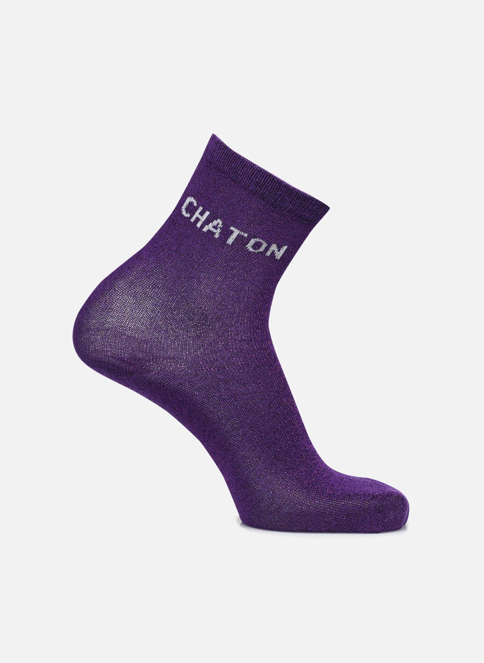 Chaussettes Pcsebby Long Glitter Statement Sock Noos femme violet Pieces Chaussettes Pcsebby Long Glitter Statement Sock Noos femme violet Dahlia