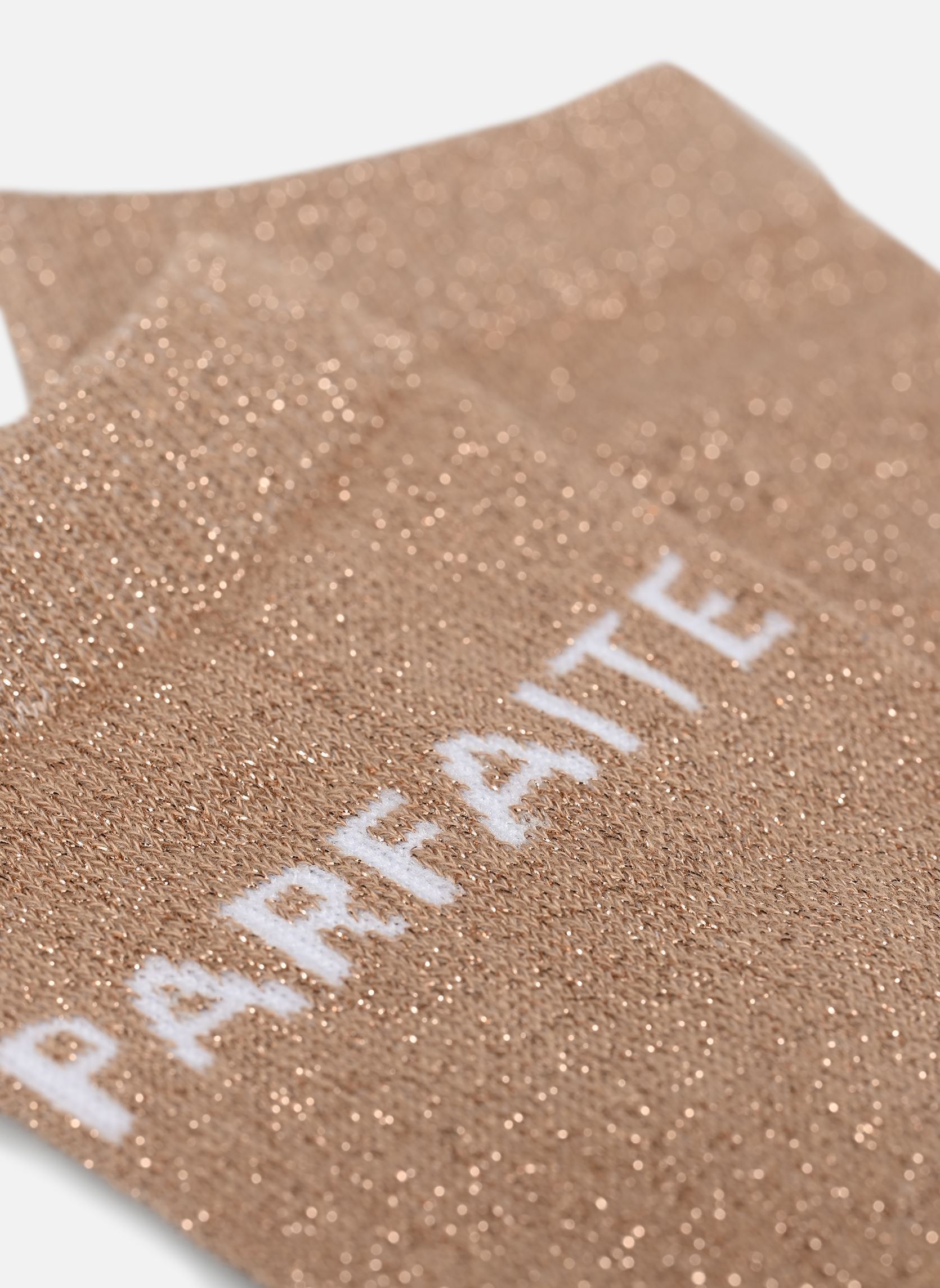 Chaussettes Pcsebby Long Glitter Statement Sock Noos femme marron Pieces Chaussettes Pcsebby Long Glitter Statement Sock Noos femme marron NATURAL DETAIL:PARFAITE