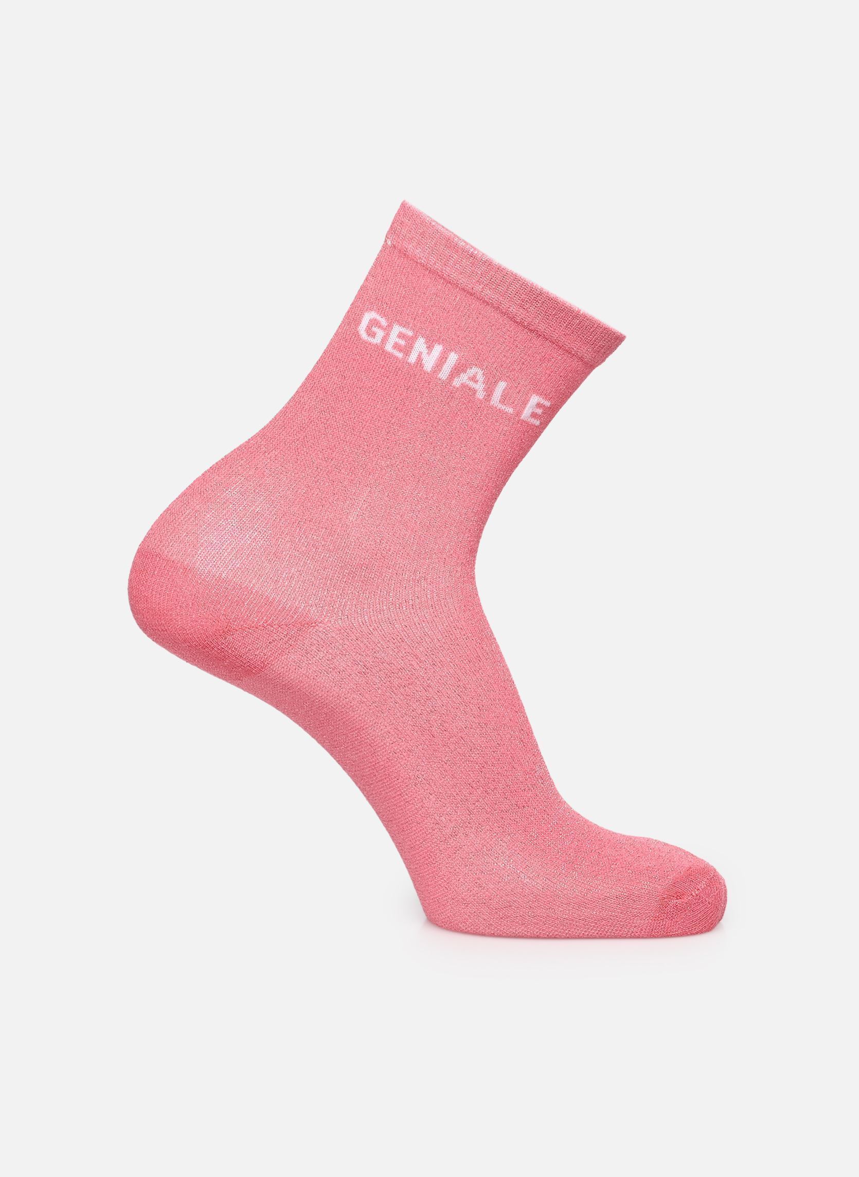 Sokken Pcsebby Long Glitter Statement Sock Noos dames roze Pieces Sokken Pcsebby Long Glitter Statement Sock Noos dames roze Pink Lemonade Detail:GENIALE