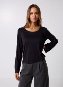 Langarm-T-Shirts Pcsophie Ls U-Neck Tee Jrs Bc damen bordeaux