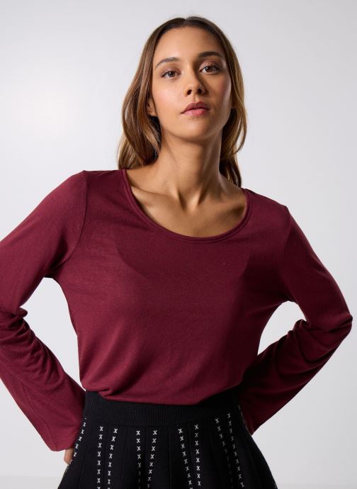 Vêtements Pcsophie Ls U-Neck Tee Jrs Bc pour Accessoires - Pieces - Modalova
