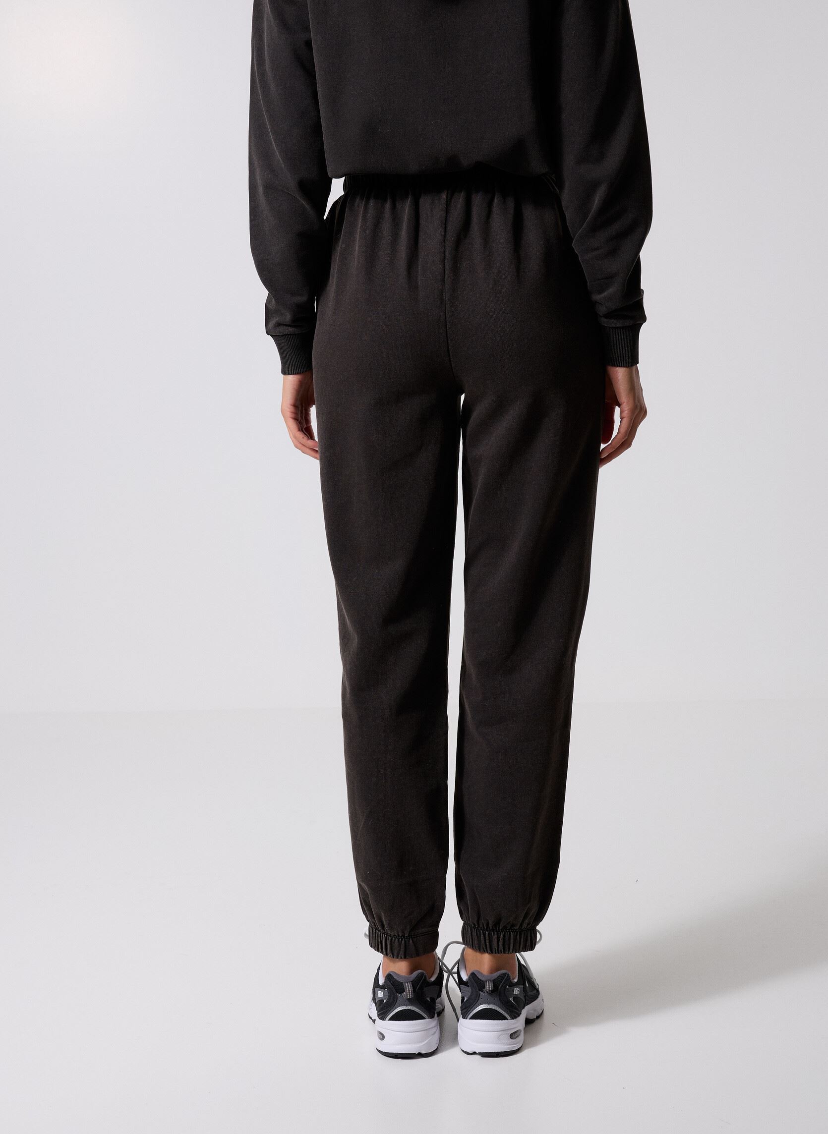 Bas de jogging Pcchilli Hw Washed Sweat Pants Noos Bc femme noir Pieces Bas de jogging Pcchilli Hw Washed Sweat Pants Noos Bc femme noir Black