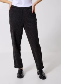 Pantaloni dritti Pcjackie Hw Jrs Ankle Pant Fc donna nero