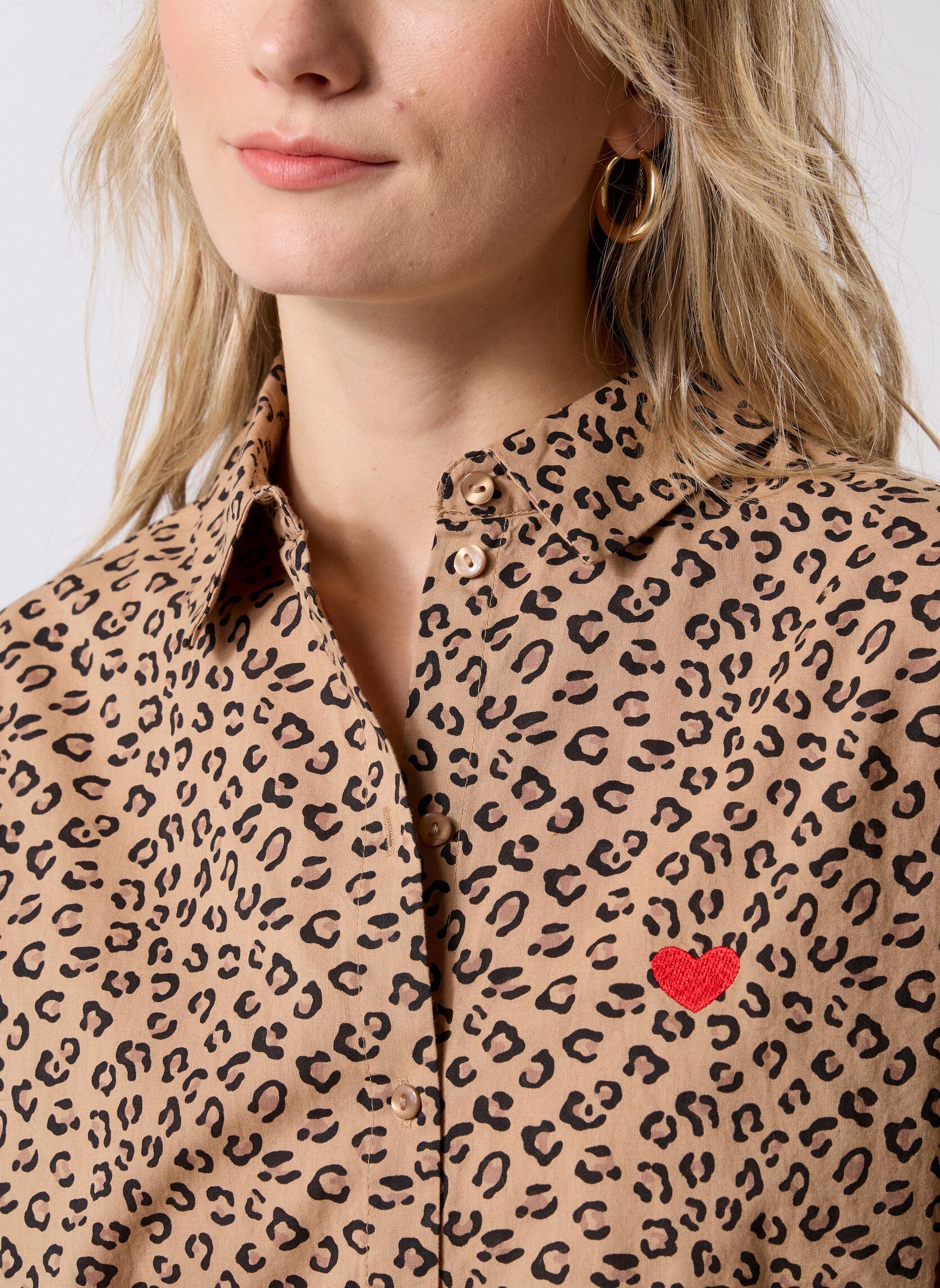 Langarm-Hemden Pcjanna Ls Loose Aop Shirt Fc Bc damen beige Pieces Langarm-Hemden Pcjanna Ls Loose Aop Shirt Fc Bc damen beige Greige