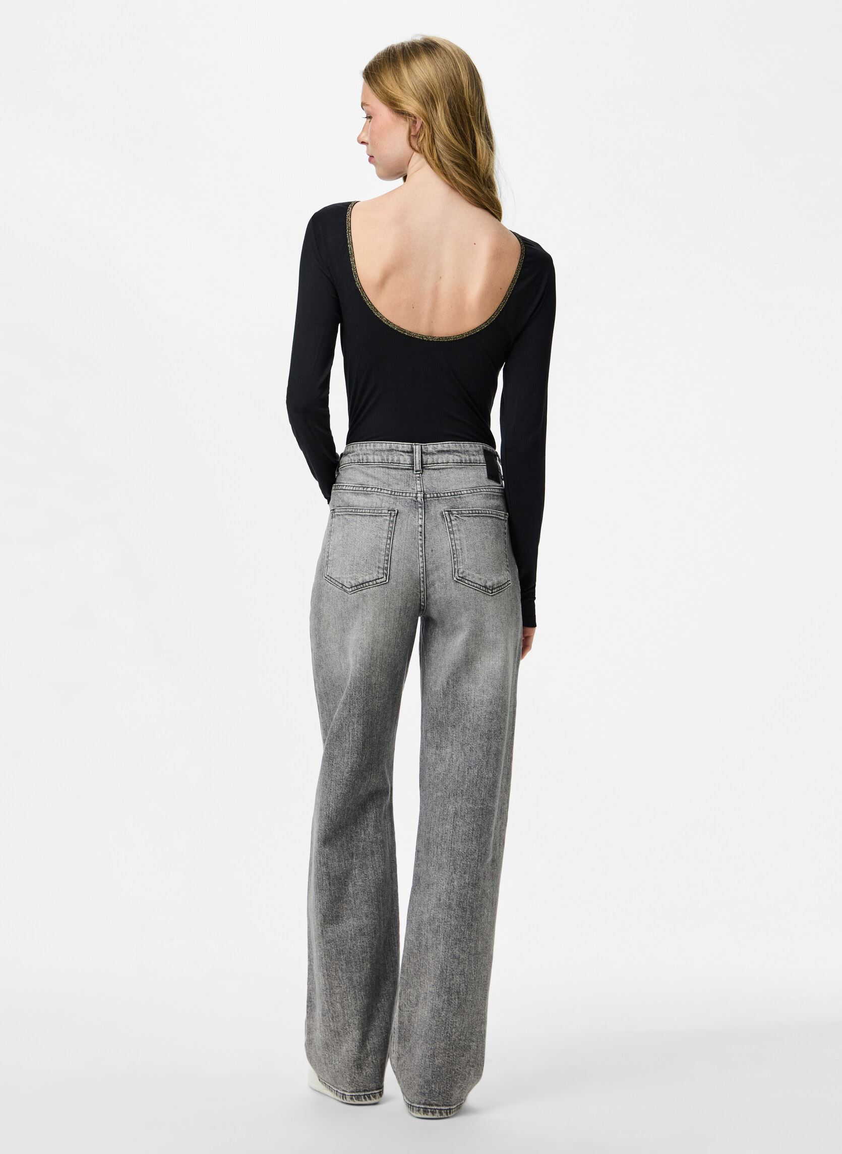 Onlesther L/S Mesh Bodystocking Jrs Noos Noir En Coton Clio | 3 Suisses