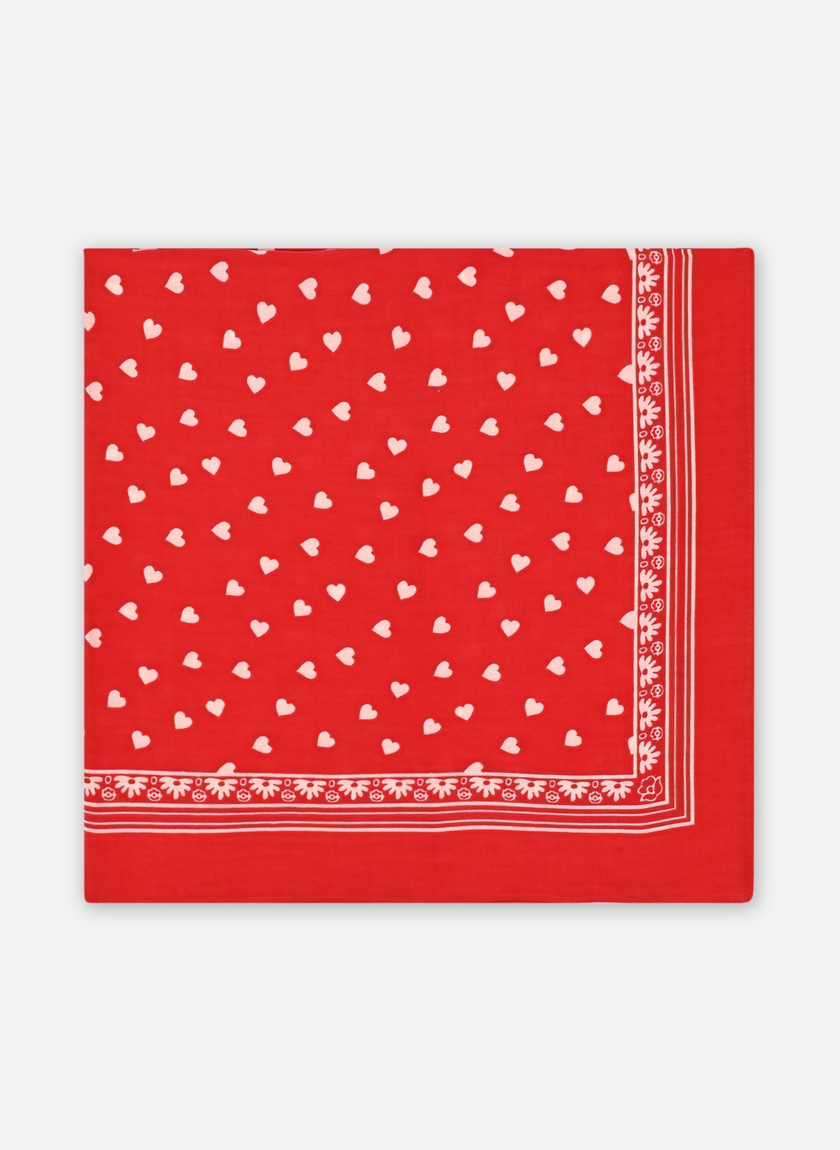 Foulards Pcjise Square Scarf Mpa femme rouge Pieces Foulards Pcjise Square Scarf Mpa femme rouge Goji Berry