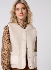 Westen Pcjune Teddy Vest Bc damen weiß Pieces Westen Pcjune Teddy Vest Bc damen weiß Birch