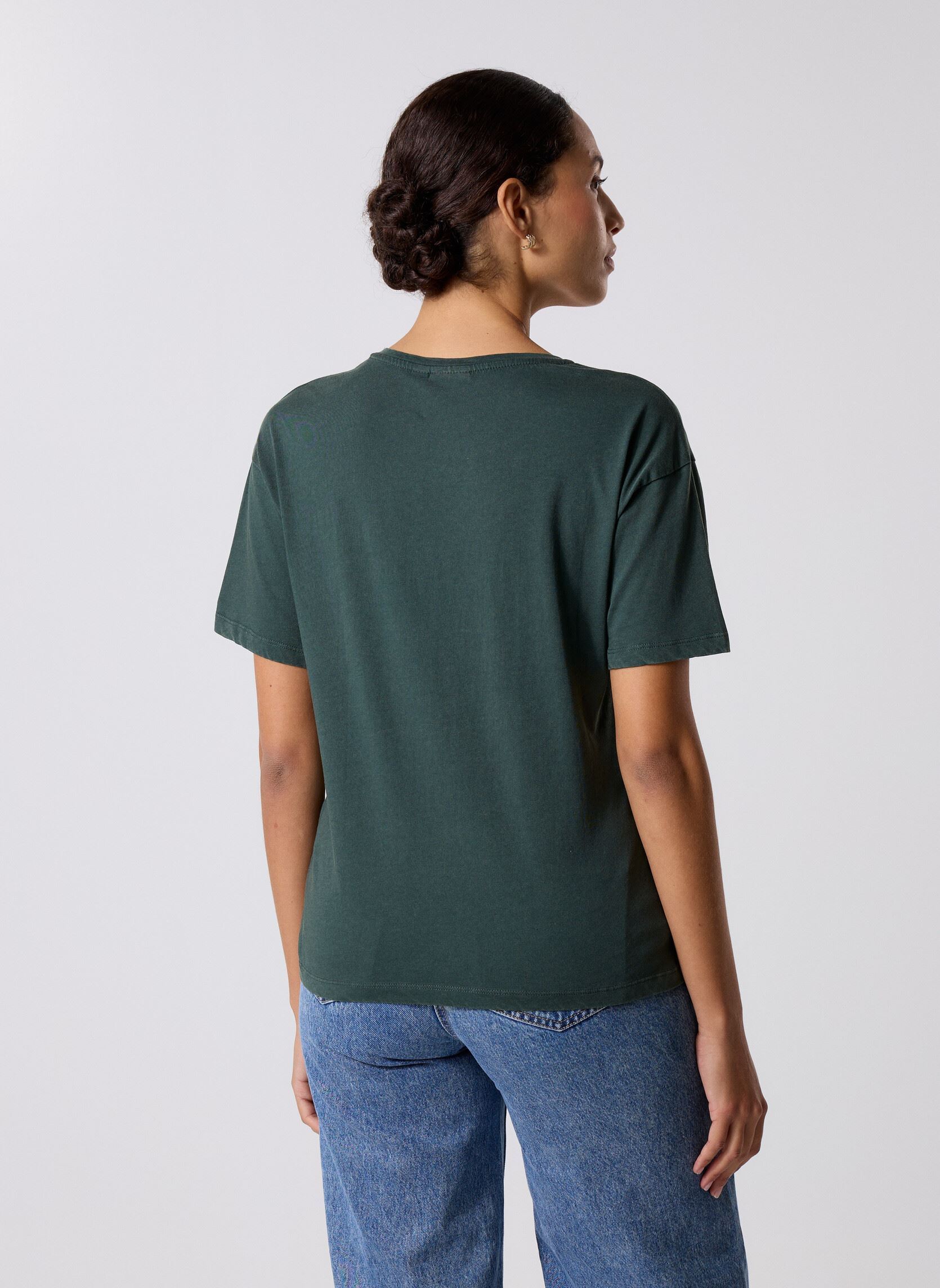 Tee-shirts manches courtes Pcminne Ss Washed T-Shirt Fc Bc femme vert Pieces Tee-shirts manches courtes Pcminne Ss Washed T-Shirt Fc Bc femme vert Darkest Spruce