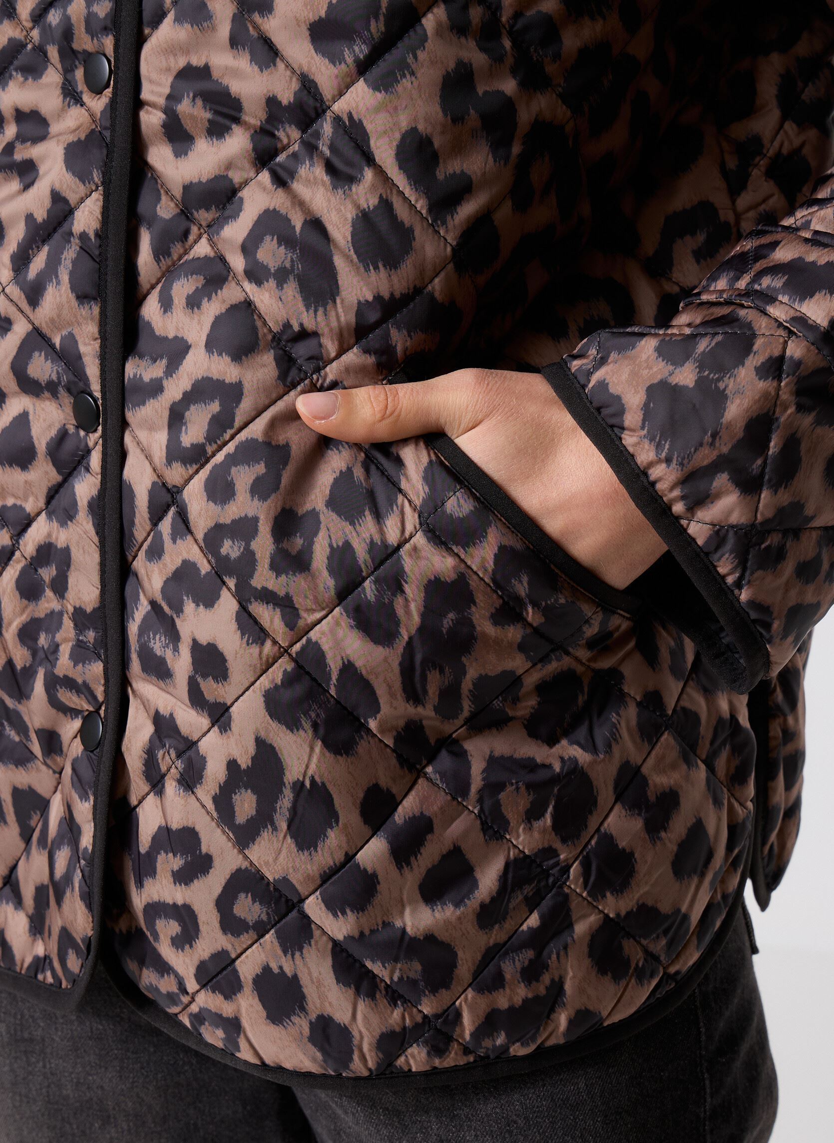 Manteaux Pcemily Short Print Quilt Jacket Noos Bc femme marron Pieces Manteaux Pcemily Short Print Quilt Jacket Noos Bc femme marron Natural