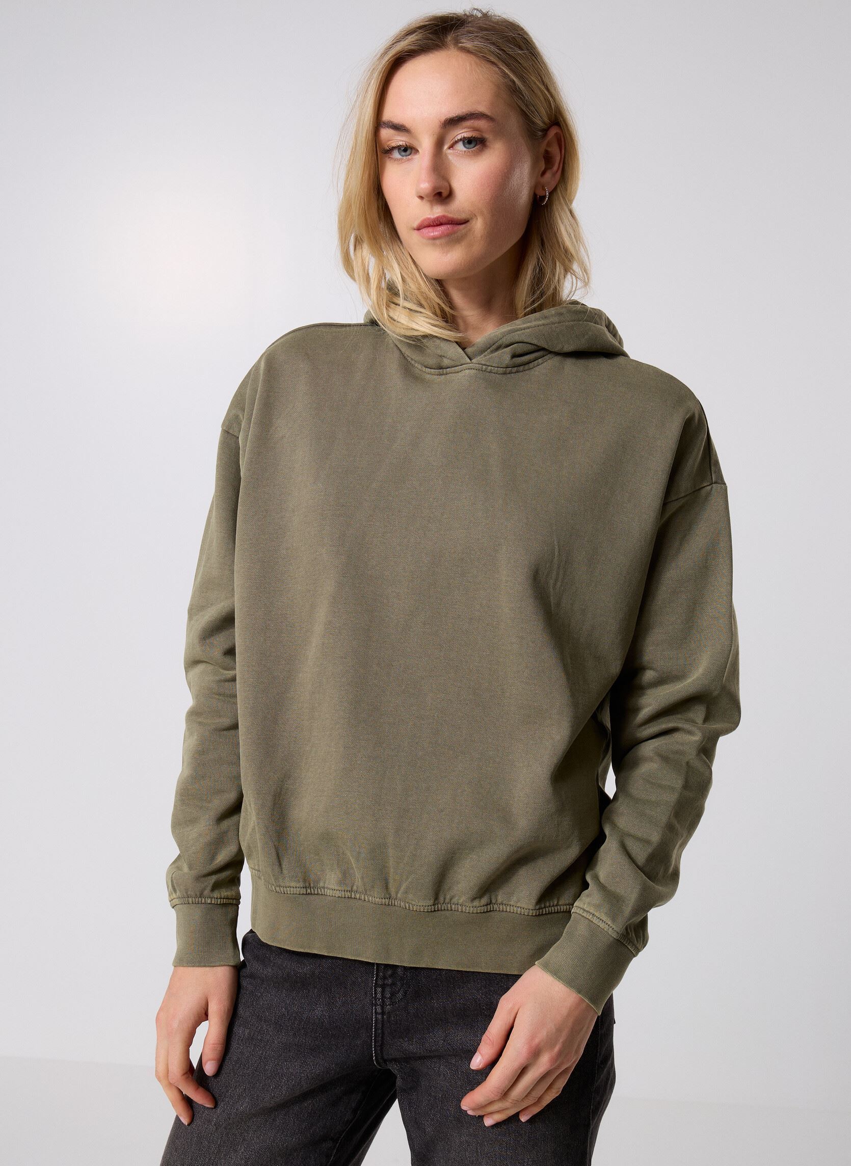 Kapuzenpullover Pcjanalyn Ls Washed Print Hoodie Fc damen grün Pieces Kapuzenpullover Pcjanalyn Ls Washed Print Hoodie Fc damen grün Kalamata