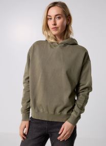 Kapuzenpullover Pcjanalyn Ls Washed Print Hoodie Fc damen grün