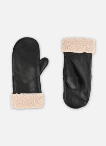 Moufles Pcjay Leather Mittens Fp femme noir