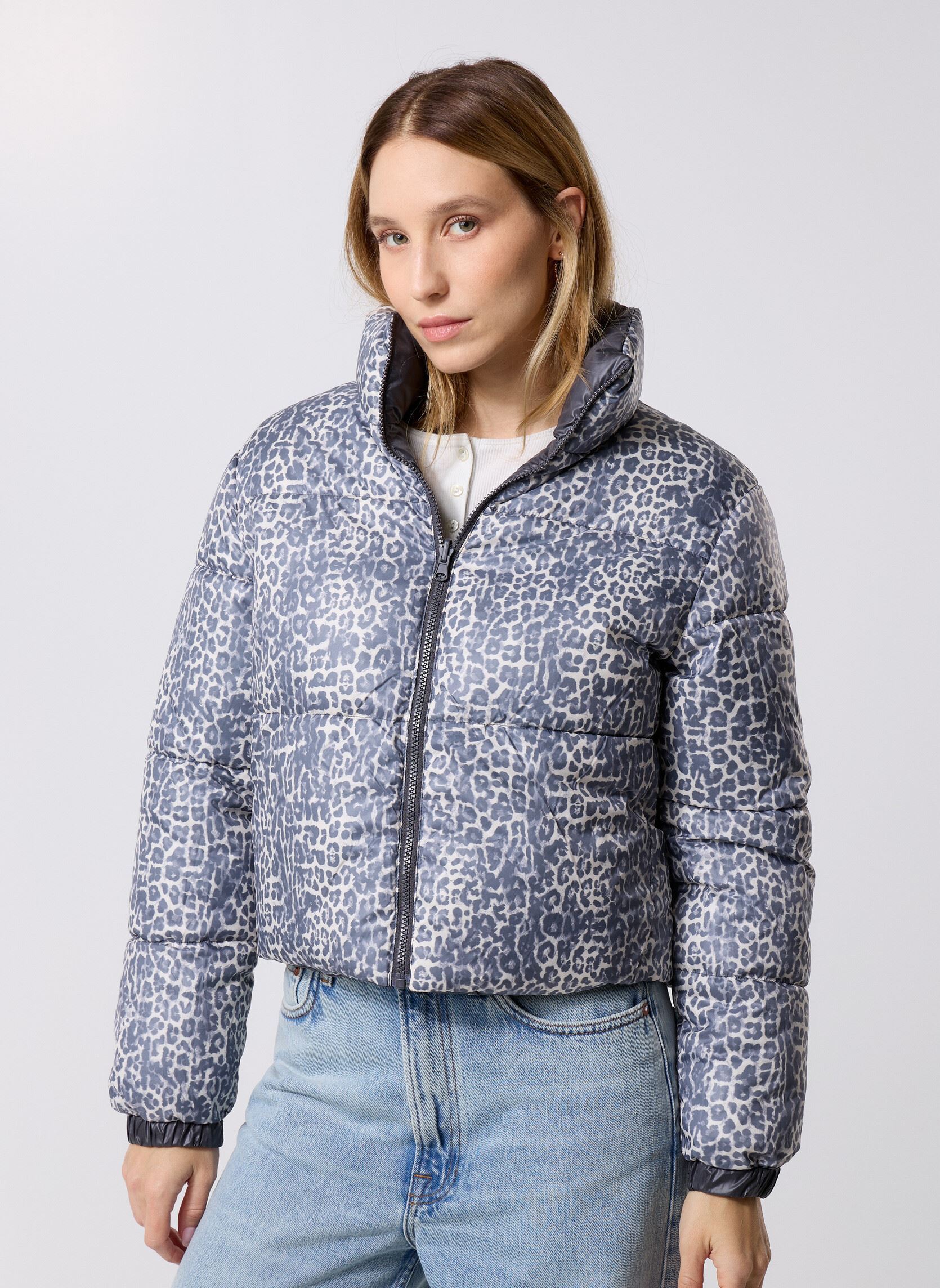 Gewatteerde jassen Pcjimma Reversible Puffer Jacket dames grijs Pieces Gewatteerde jassen Pcjimma Reversible Puffer Jacket dames grijs Asphalt