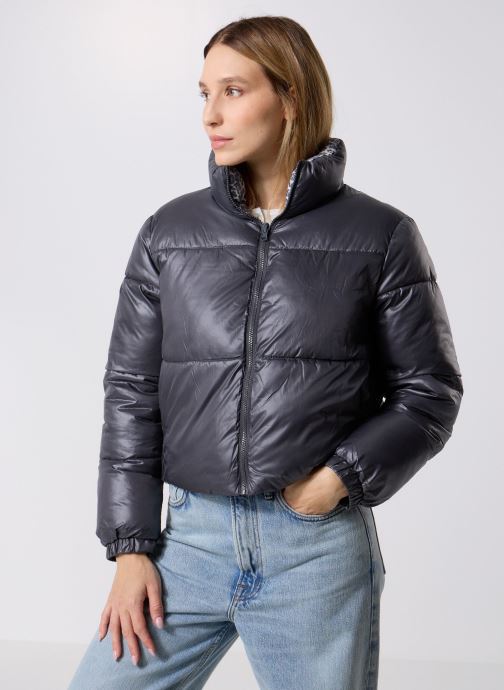 Pieces Daunenjacken Pcjimma Reversible Puffer Jacket damen grau